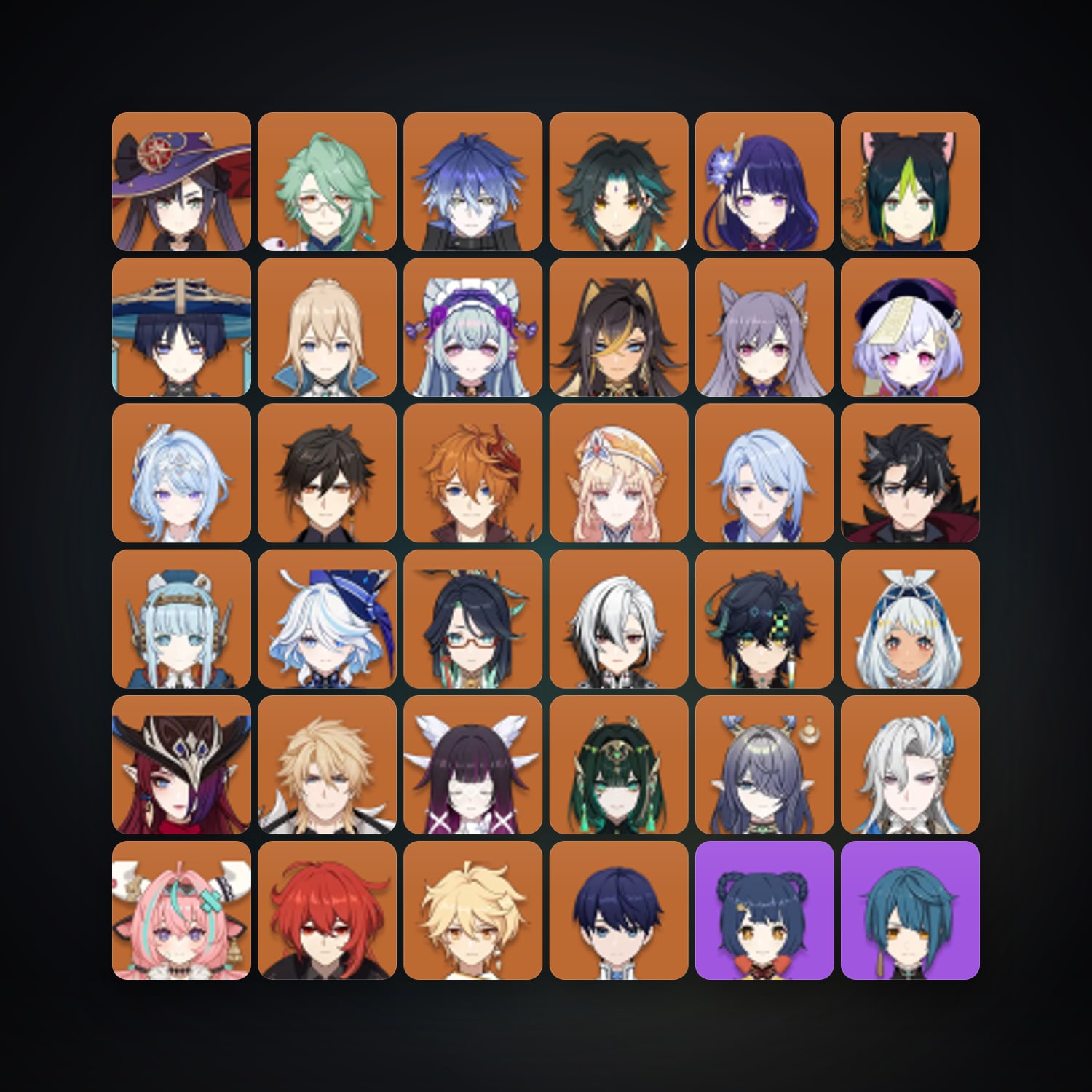 جينشن إمباكت | AR 60 | 85 شخصية | 32× 5★ — HabibiAccounts
