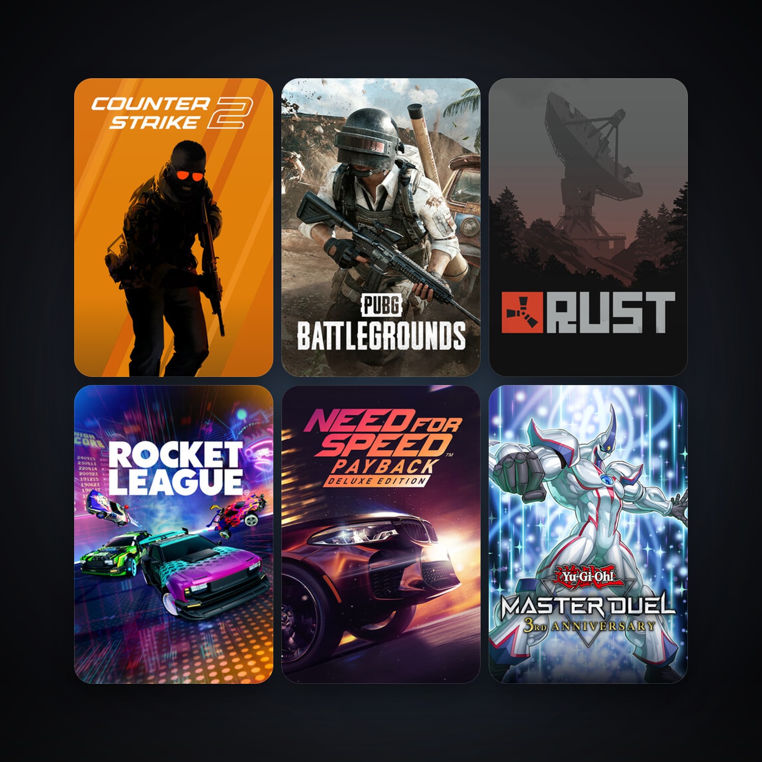 CS2 Prime + Rust, 13 games, clean — HabibiAccounts