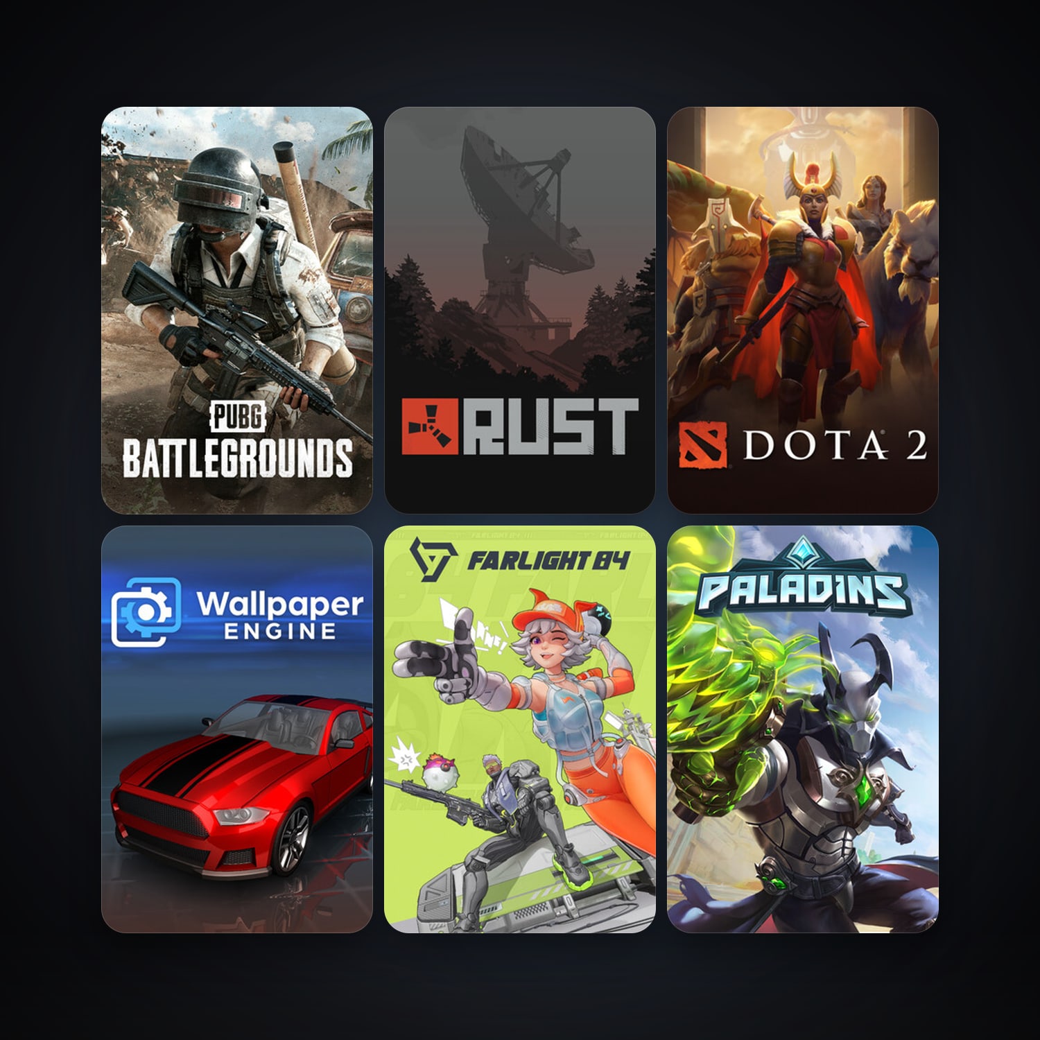 Dota 2 + Rust, 48 games, clean — HabibiAccounts