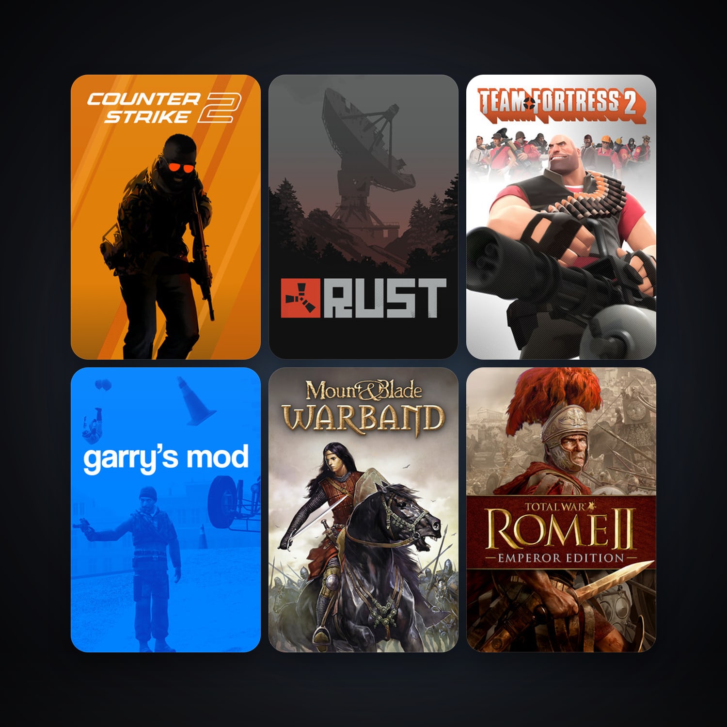 Counter-Strike: Source + Team Fortress 2, 139 games, Steam 15, clean — HabibiAccounts