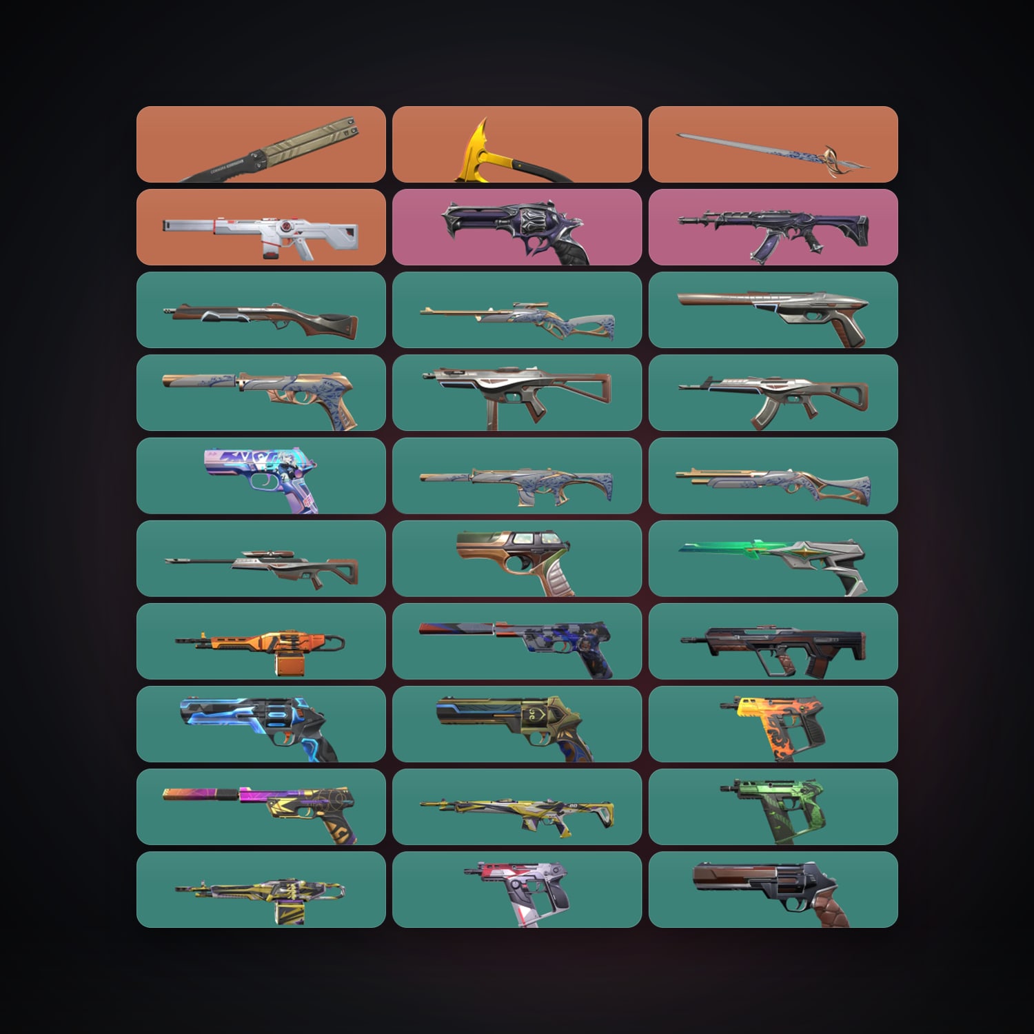 AP Diamond 2 locker — 3 knives, 48 skins, lvl 303 — HabibiAccounts