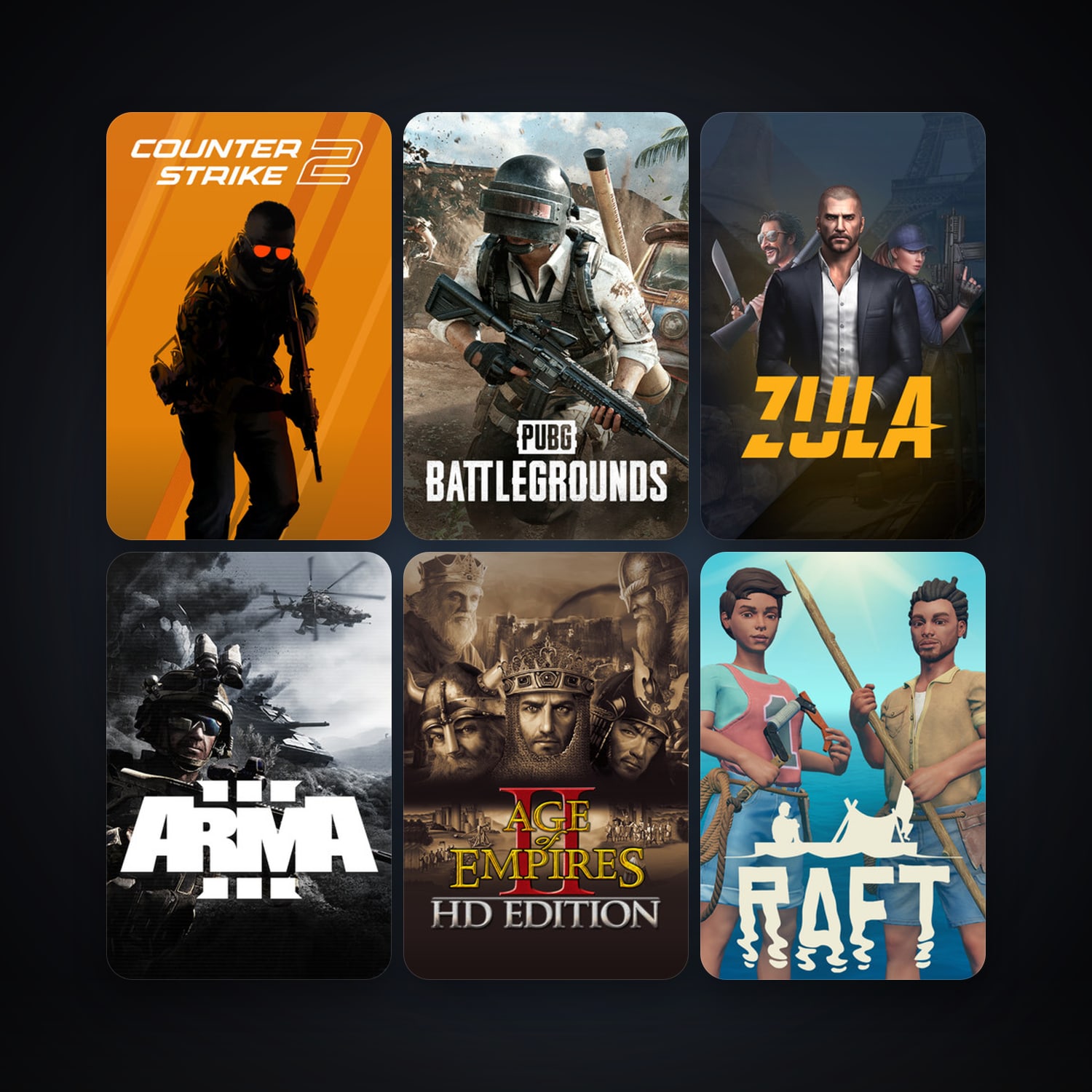 CS2 Prime + Arma 3, 9 games, clean — HabibiAccounts
