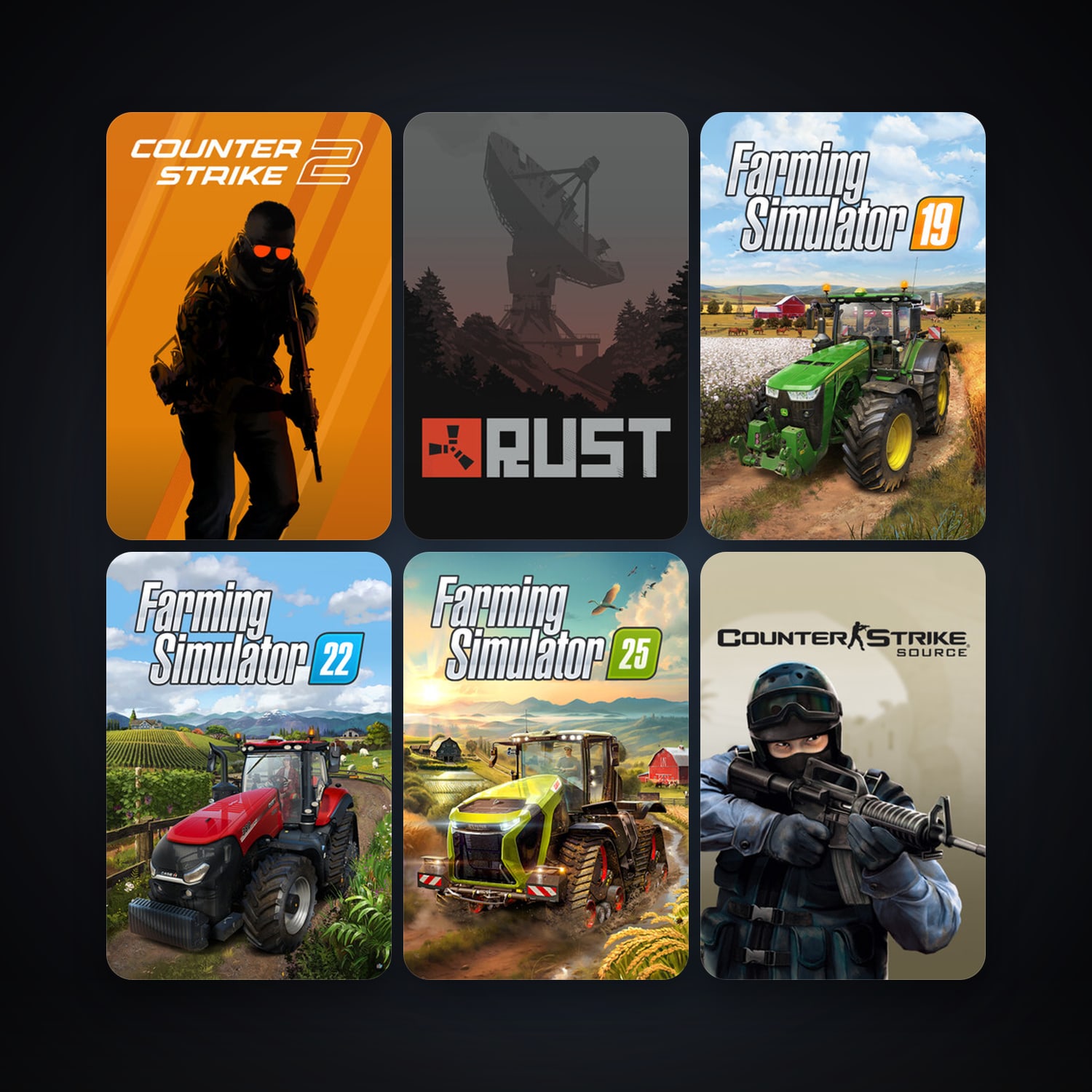 Counter-Strike: Source + CS2 Prime, 21 games, Steam 10, clean — HabibiAccounts