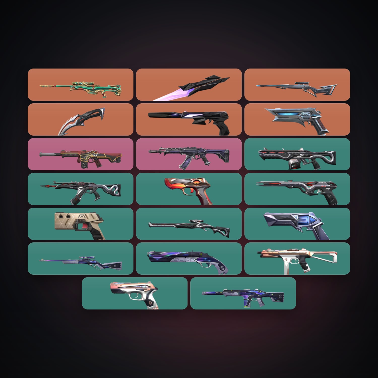 AP Silver 1 locker — 2 knives, 22 skins, lvl 103 — HabibiAccounts