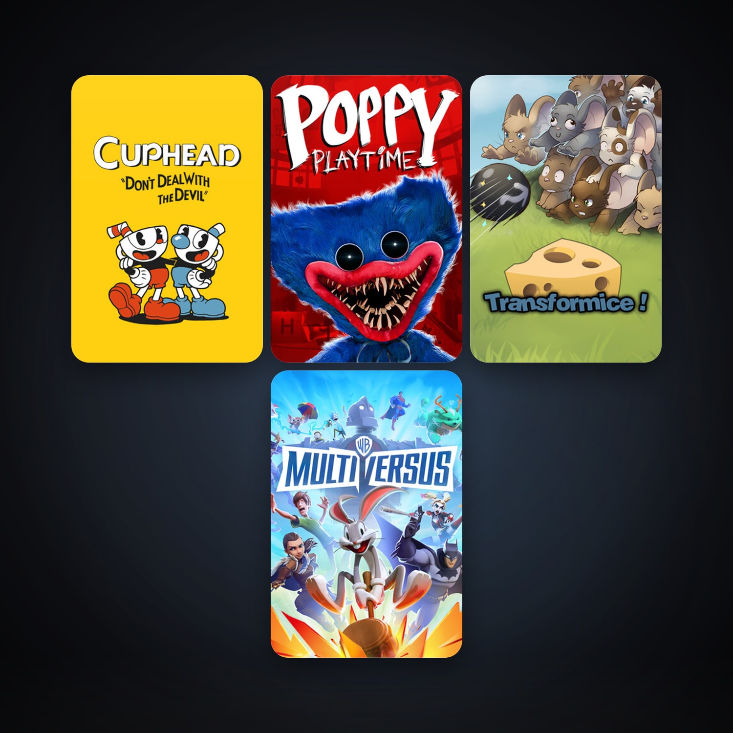 Cuphead + Transformice, 13 games, clean — HabibiAccounts