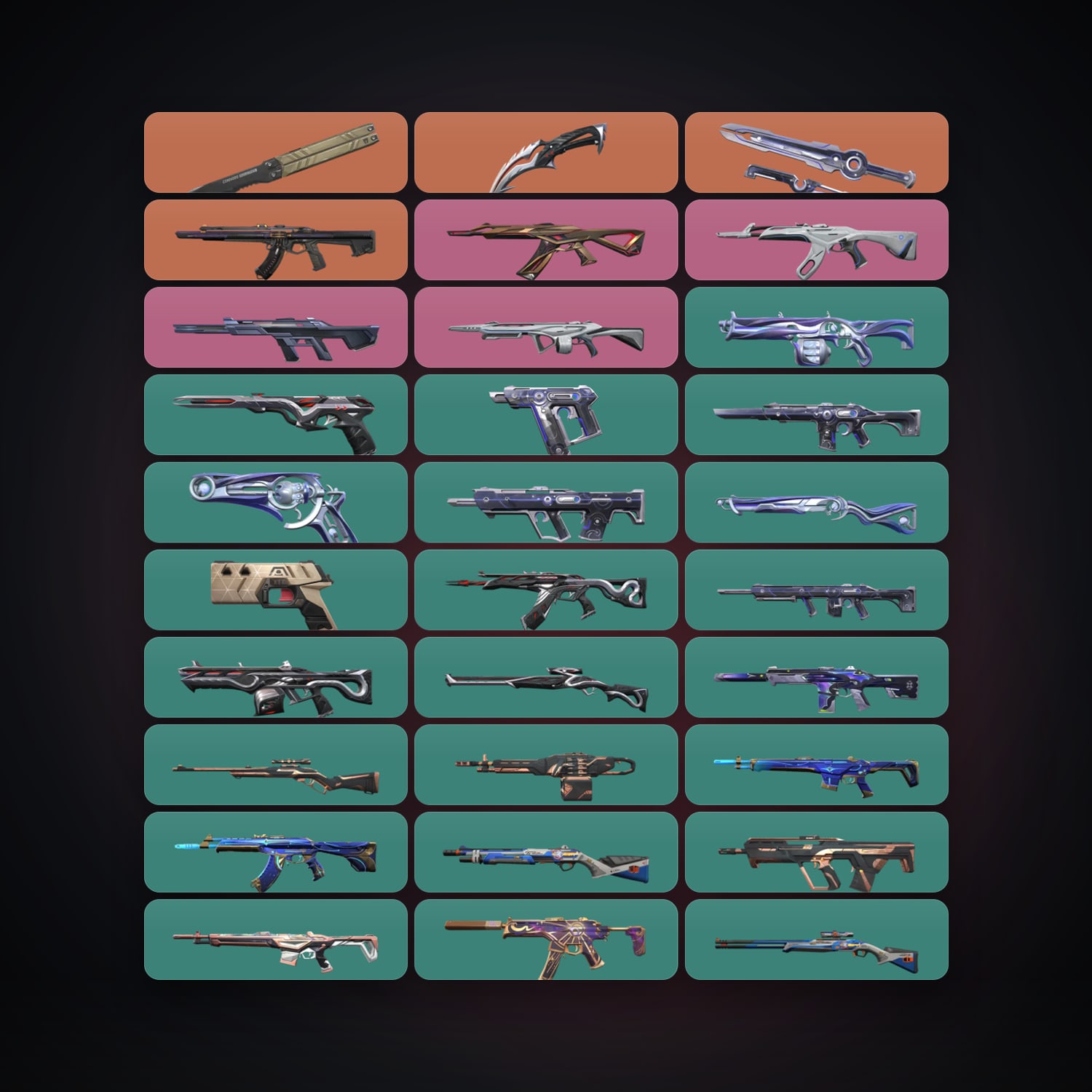 EU Diamond 1 locker — 3 knives, 42 skins, lvl 129 — HabibiAccounts