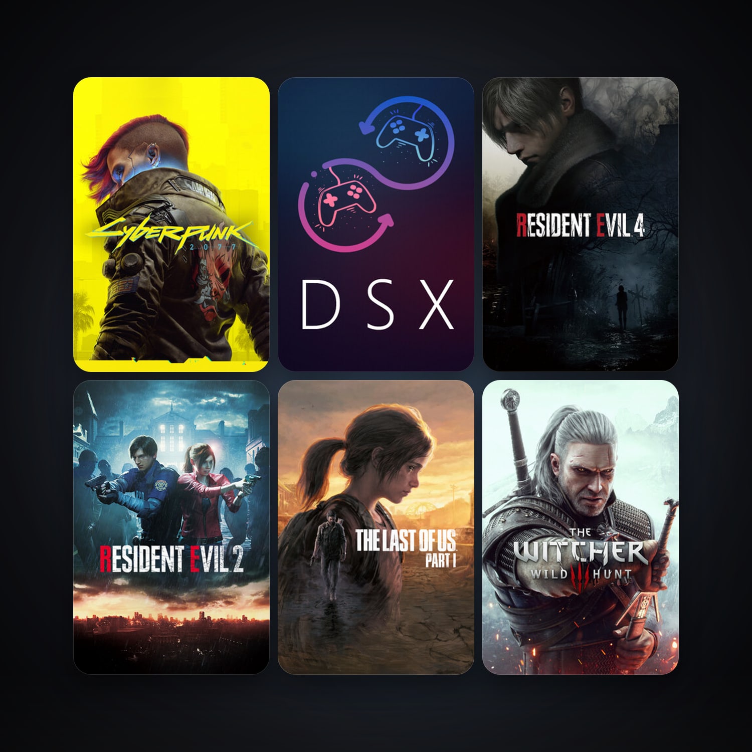 The Witcher 3: Wild Hunt + RESIDENT EVIL 2, 12 games, clean — HabibiAccounts