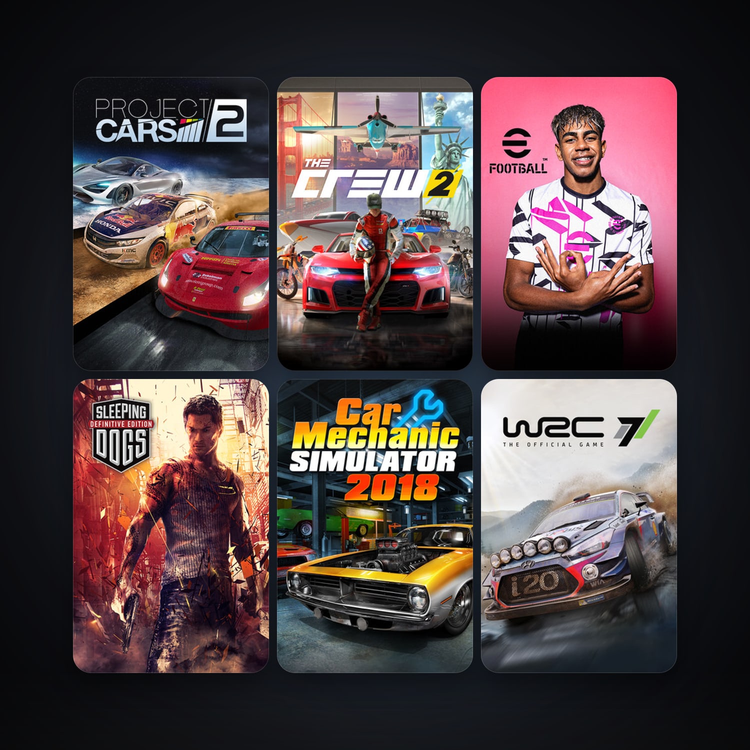 Sleeping Dogs: Definitive Edition + Project CARS 2, 13 games, clean — HabibiAccounts