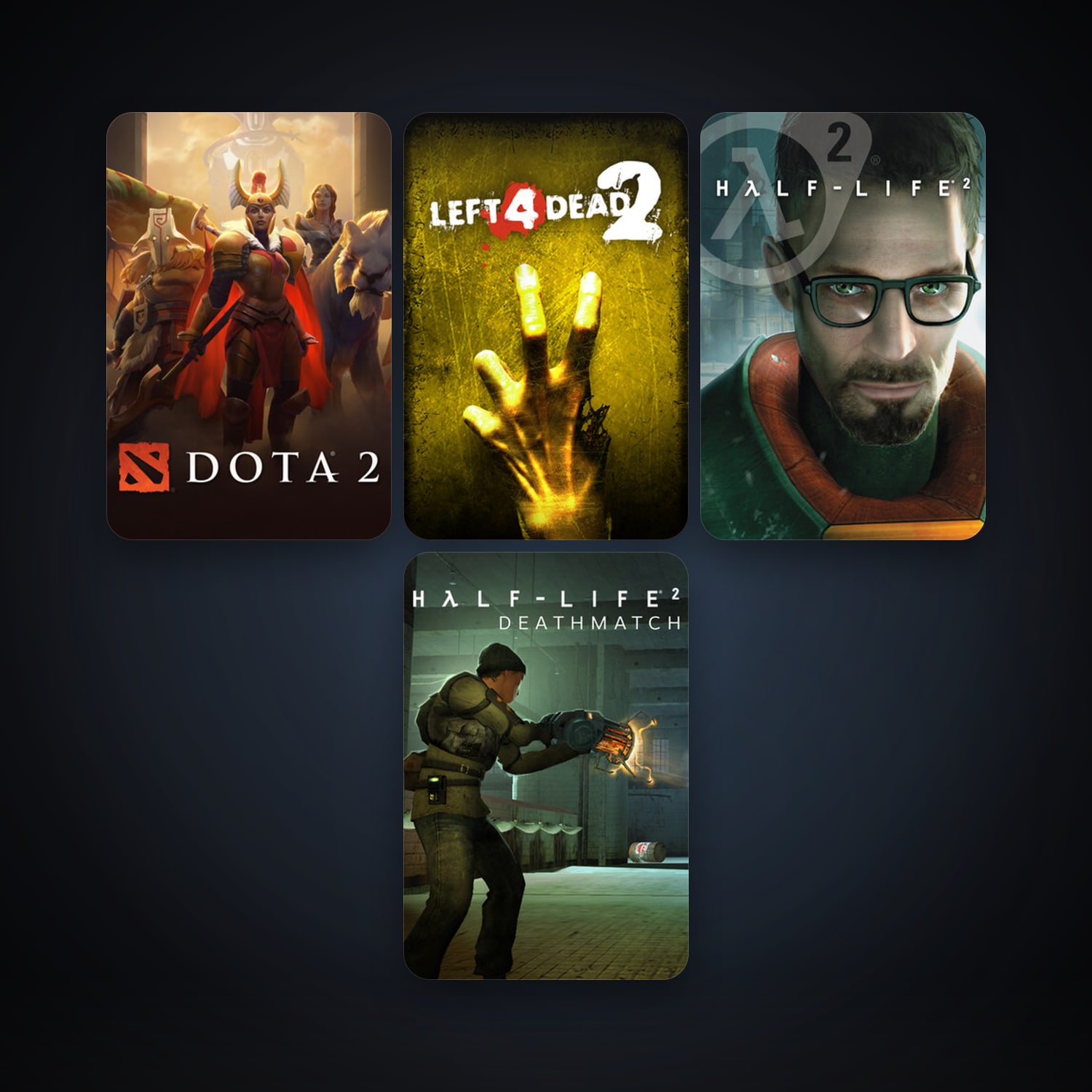 Half-Life 2 + Half-Life 2: Deathmatch, 6 games, clean — HabibiAccounts