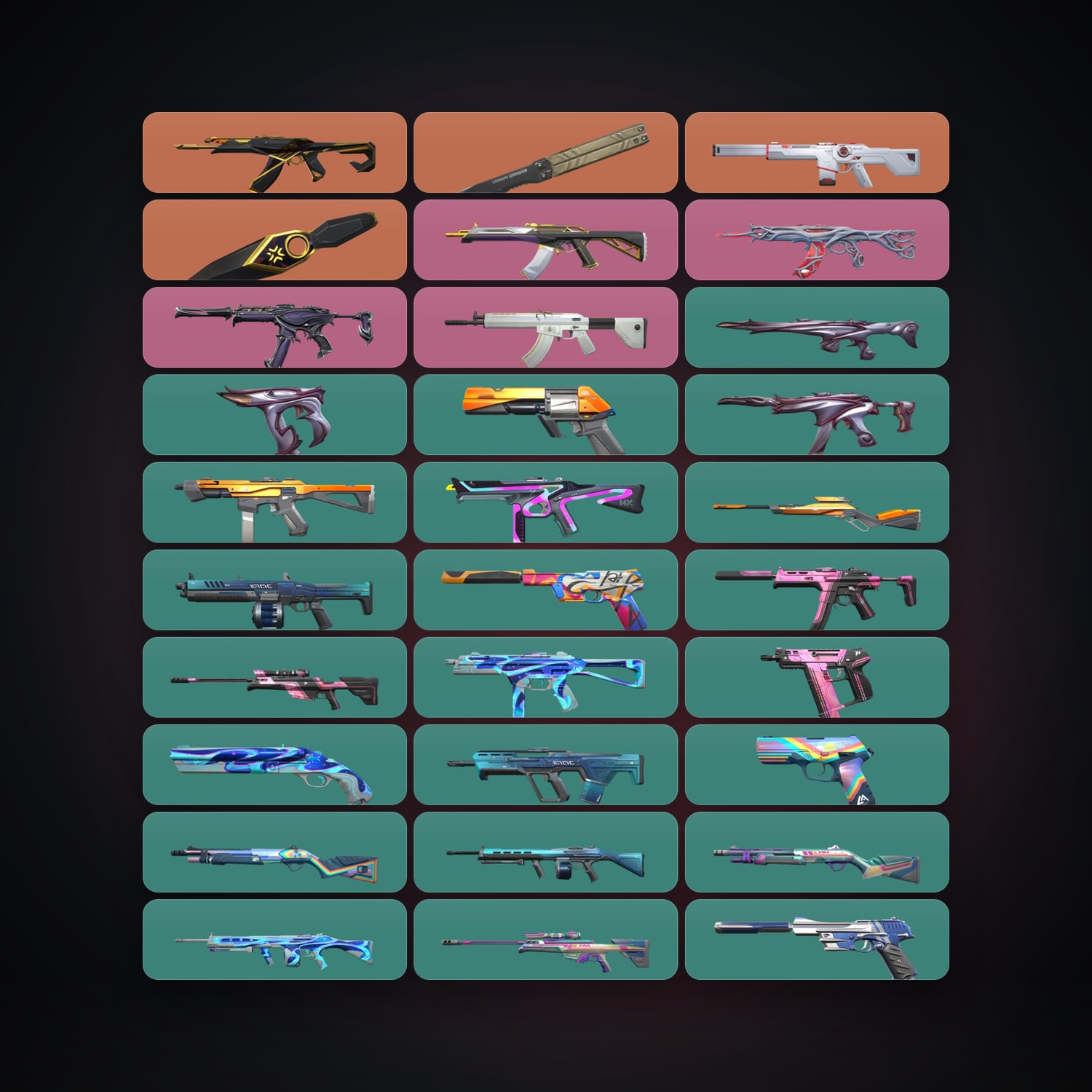 EU locker — 2 knives, 30 skins, lvl 36 — HabibiAccounts