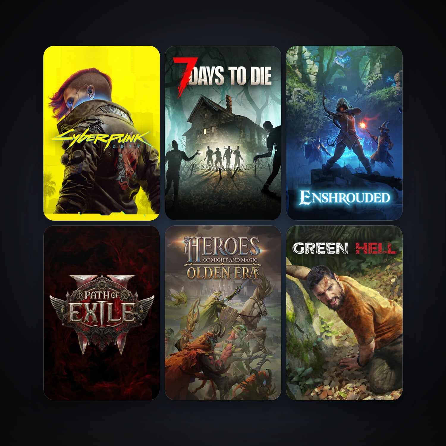 Might & Magic: Heroes VI + 7 Days to Die, 40 games, clean — HabibiAccounts