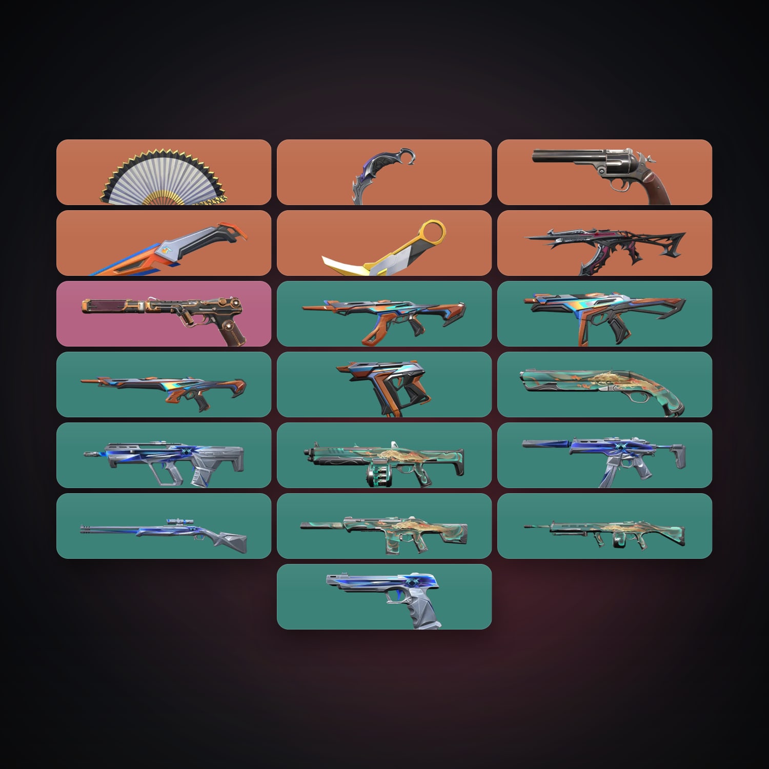 EU Gold 2 locker — 4 knives, 19 skins, lvl 46 — HabibiAccounts
