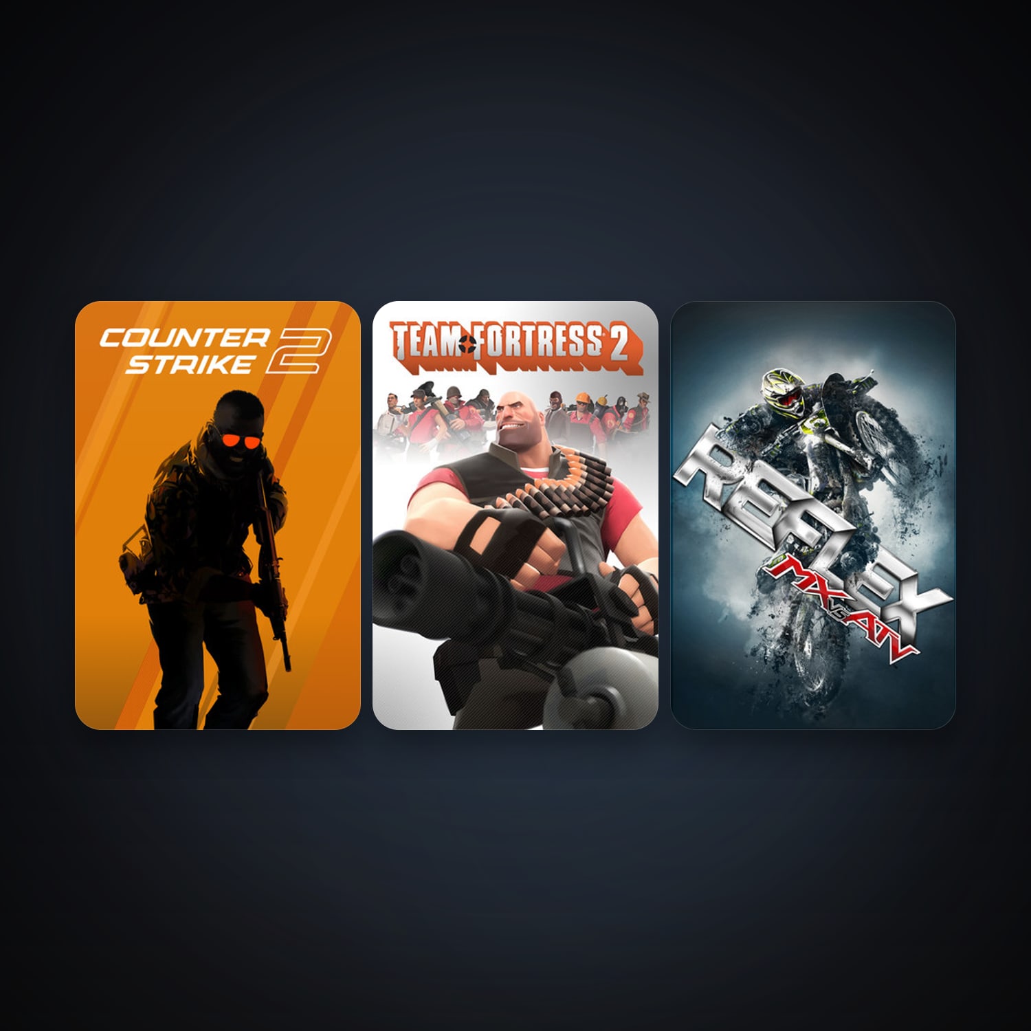 Team Fortress 2 + CS2 Prime, 4 games, clean — HabibiAccounts