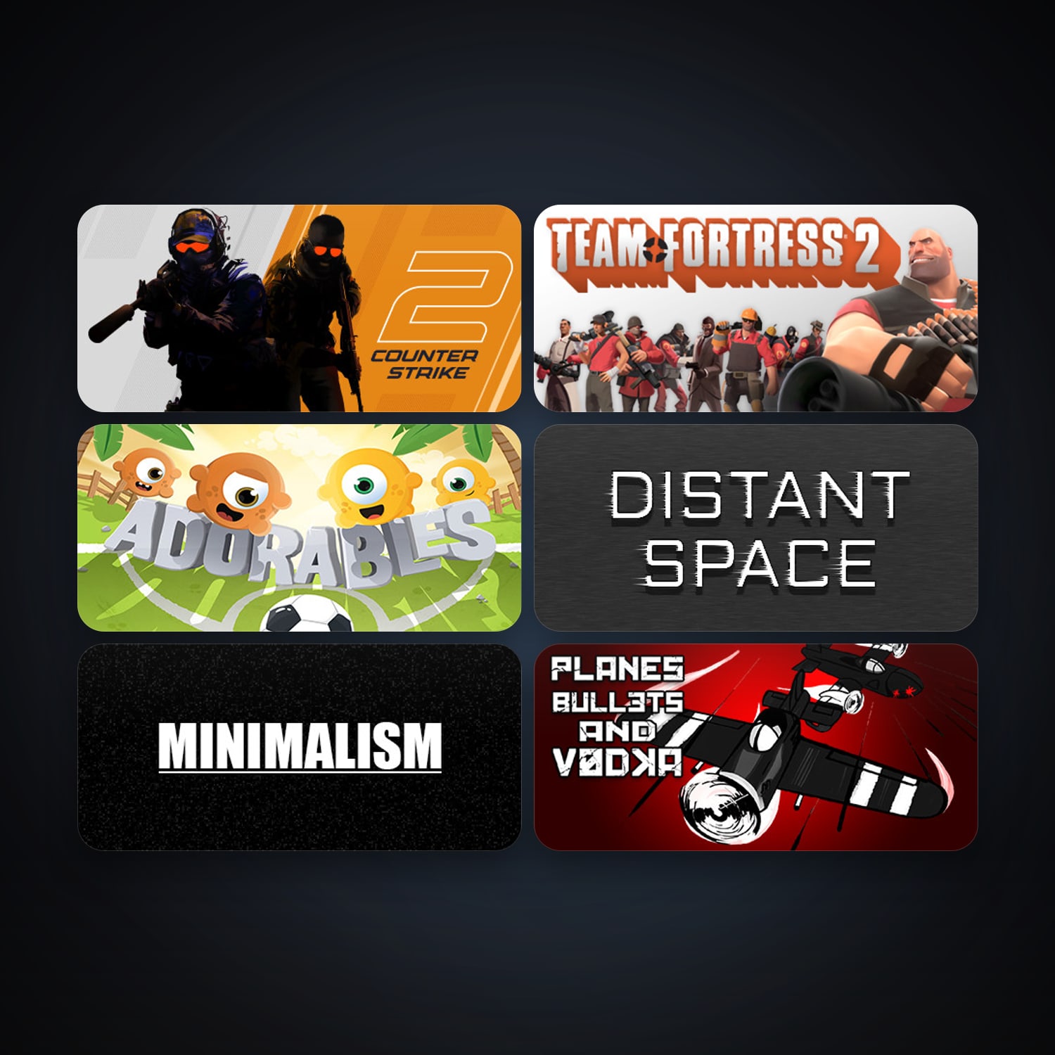 هالحساب ستيم فلين، Team Fortress 2 وCS2 Prime، 57 لعبة، لفل 35، صامد واضح — HabibiAccounts