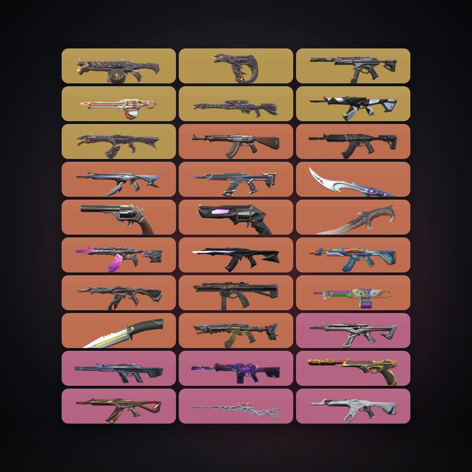 EU Gold 1 locker — 3 knives, 101 skins, lvl 330 — HabibiAccounts