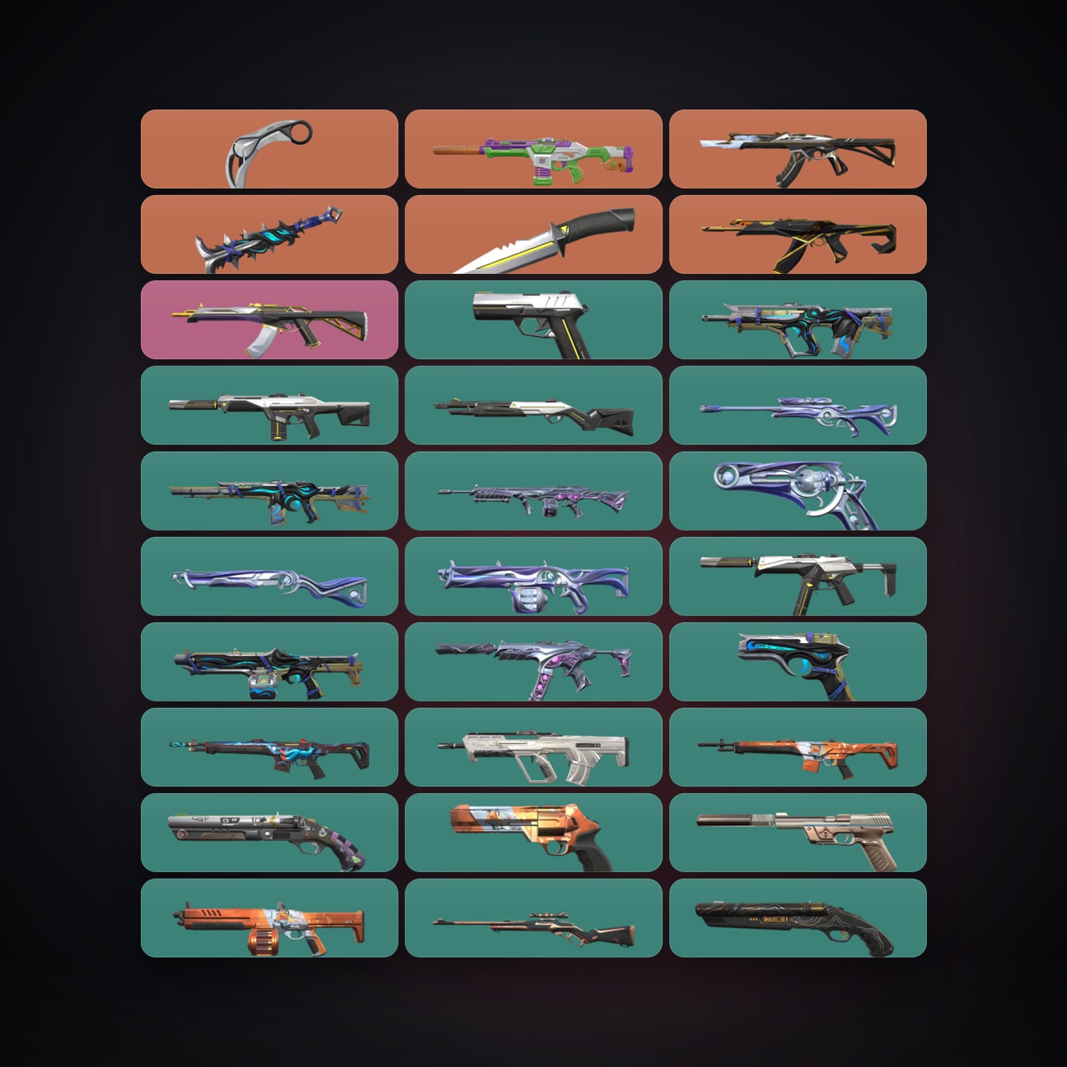 EU Gold 2 locker — 3 knives, 55 skins, lvl 98 — HabibiAccounts