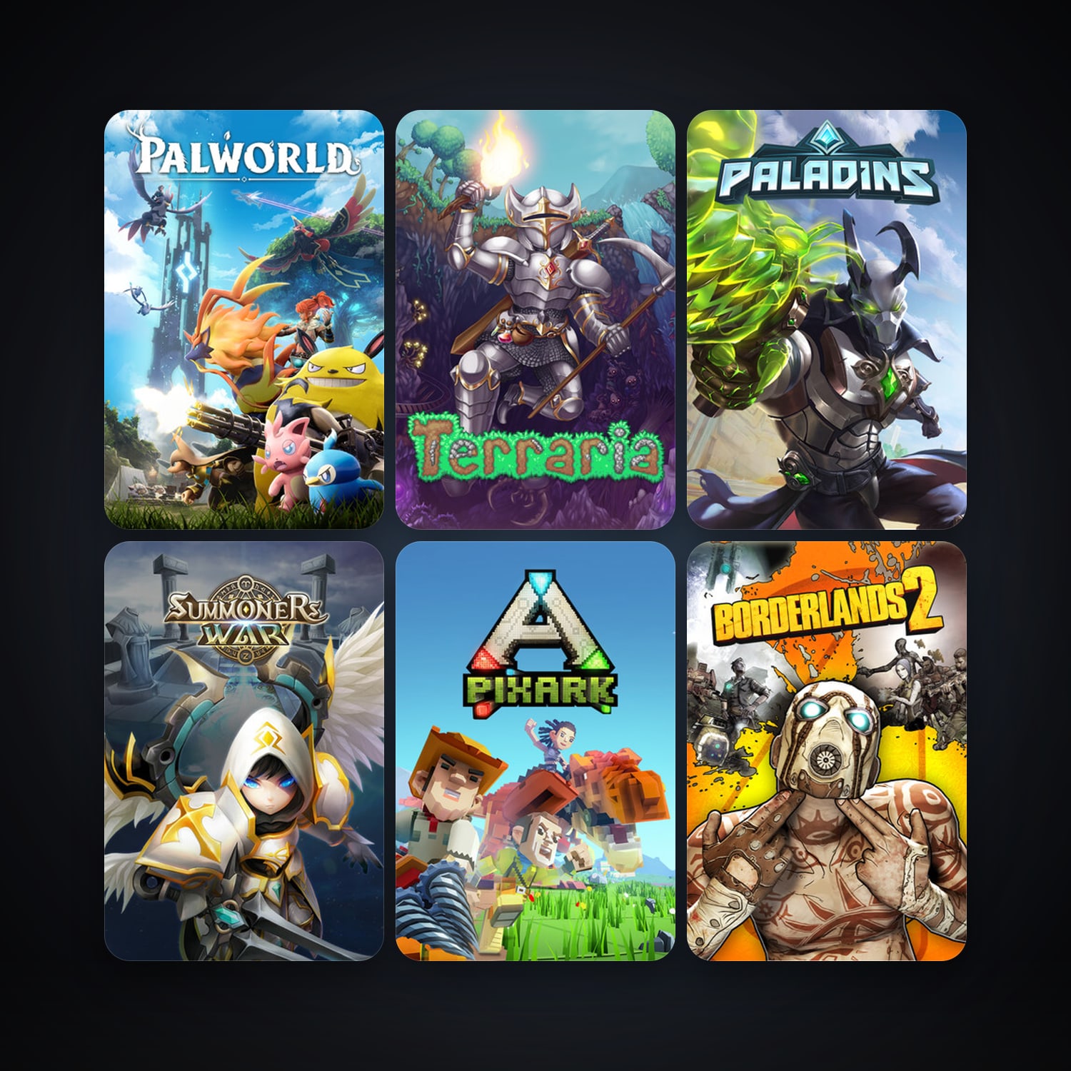 Borderlands 2 + Terraria, 152 games, Steam 10, clean — HabibiAccounts