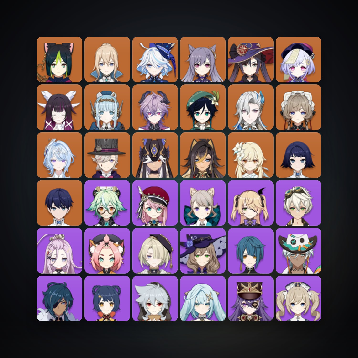 Genshin Impact | AR 58 | 62 Chars | 16× 5★ — Genshin / miHoYo Account — HabibiAccounts