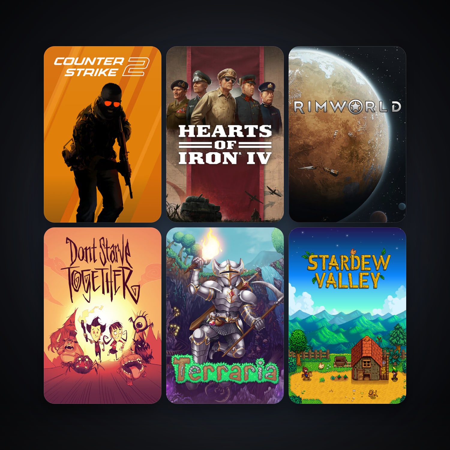 CS2 Prime + Terraria, 201 games, Steam 35, clean — HabibiAccounts