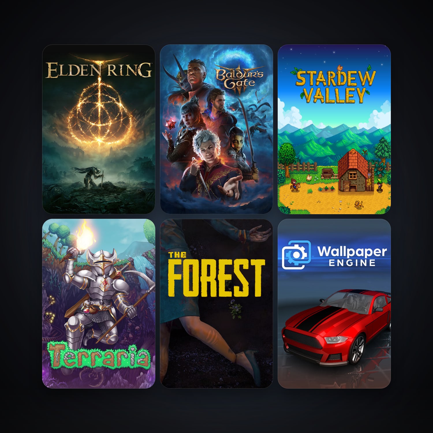 Terraria + The Forest, 50 games, clean — HabibiAccounts