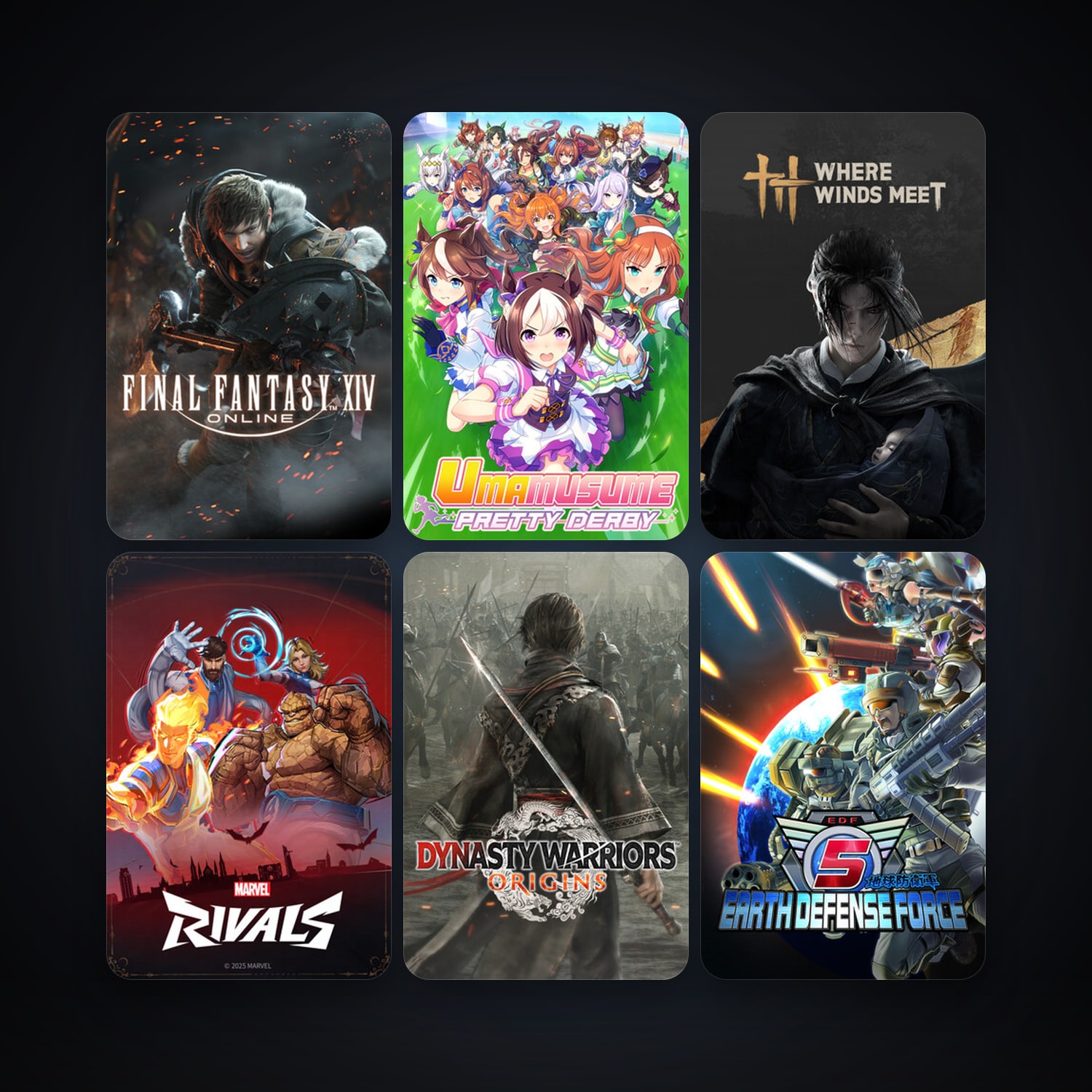 Final Fantasy XIV Online + Earth Defense Force 5, 39 games, clean — HabibiAccounts
