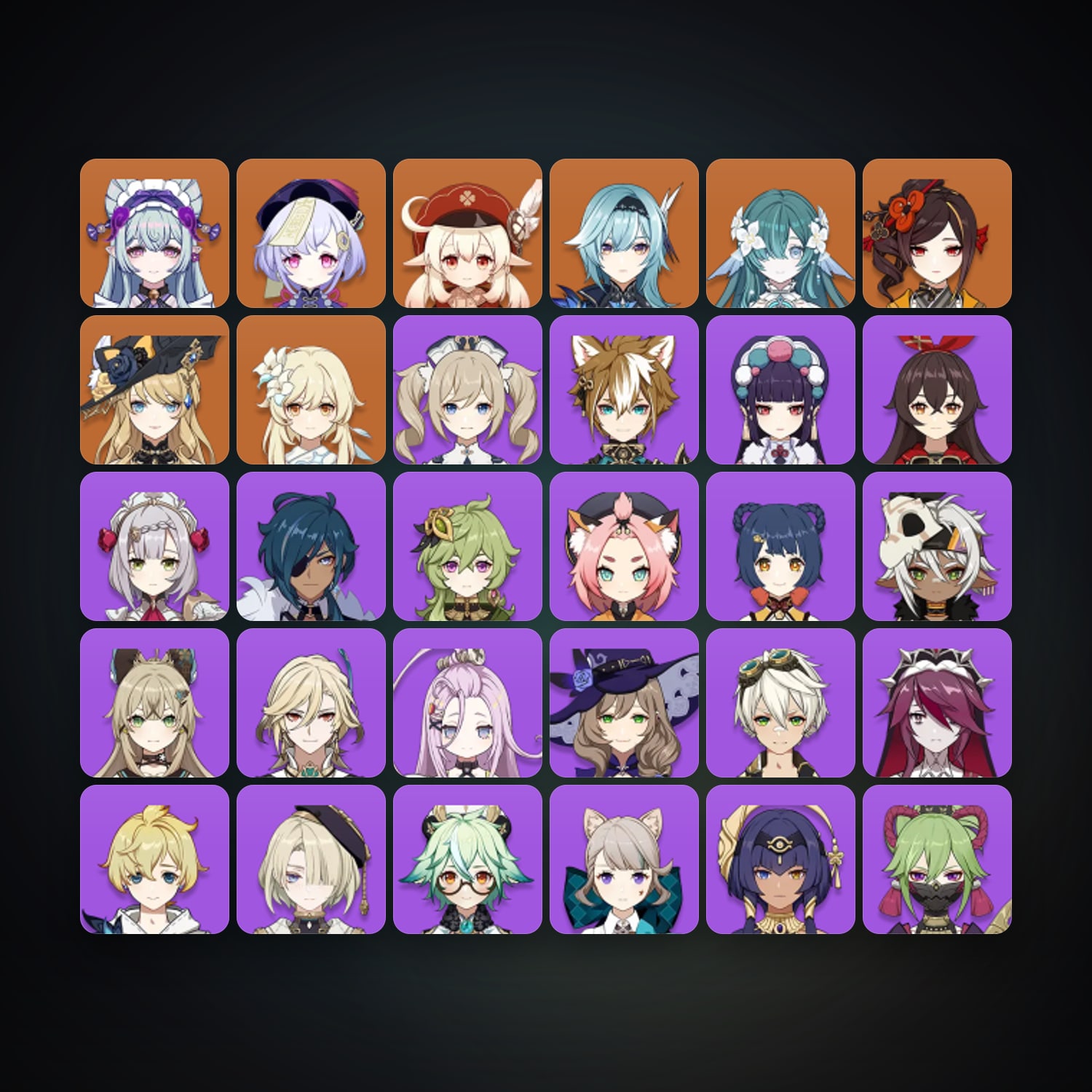 Genshin Impact | AR 51 | 31 Chars | 7× 5★ — HabibiAccounts
