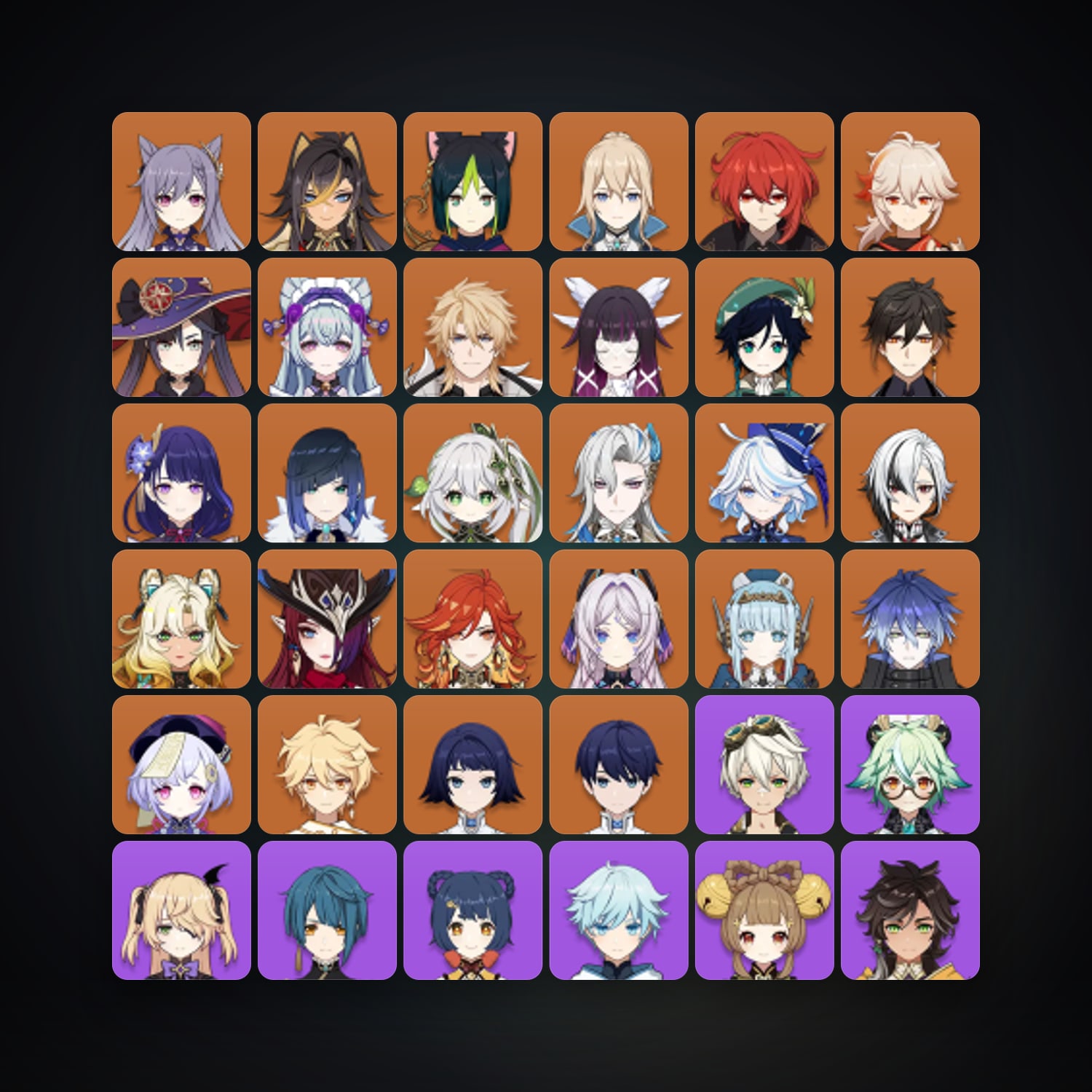 Genshin Impact | AR 60 | 77 Chars | 25× 5★ — HabibiAccounts