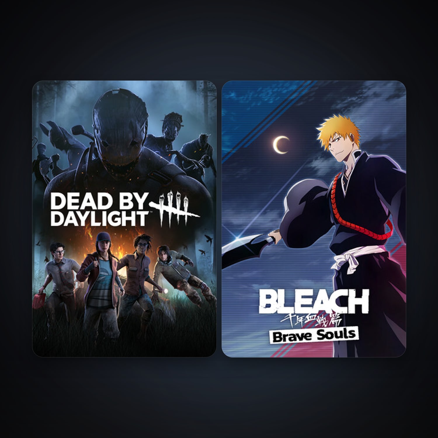 Dead by Daylight + BLEACH Brave Souls, 2 games, clean — HabibiAccounts