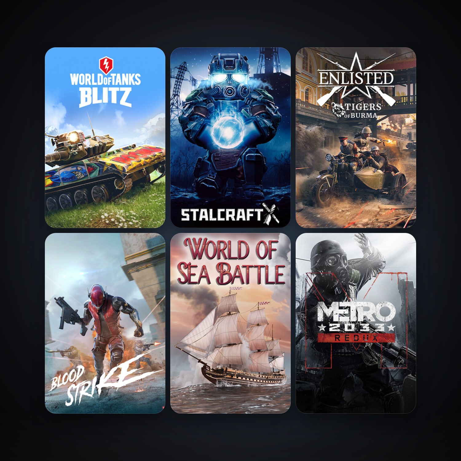 Metro 2033 Redux + World of Tanks Blitz, 20 games, clean — HabibiAccounts