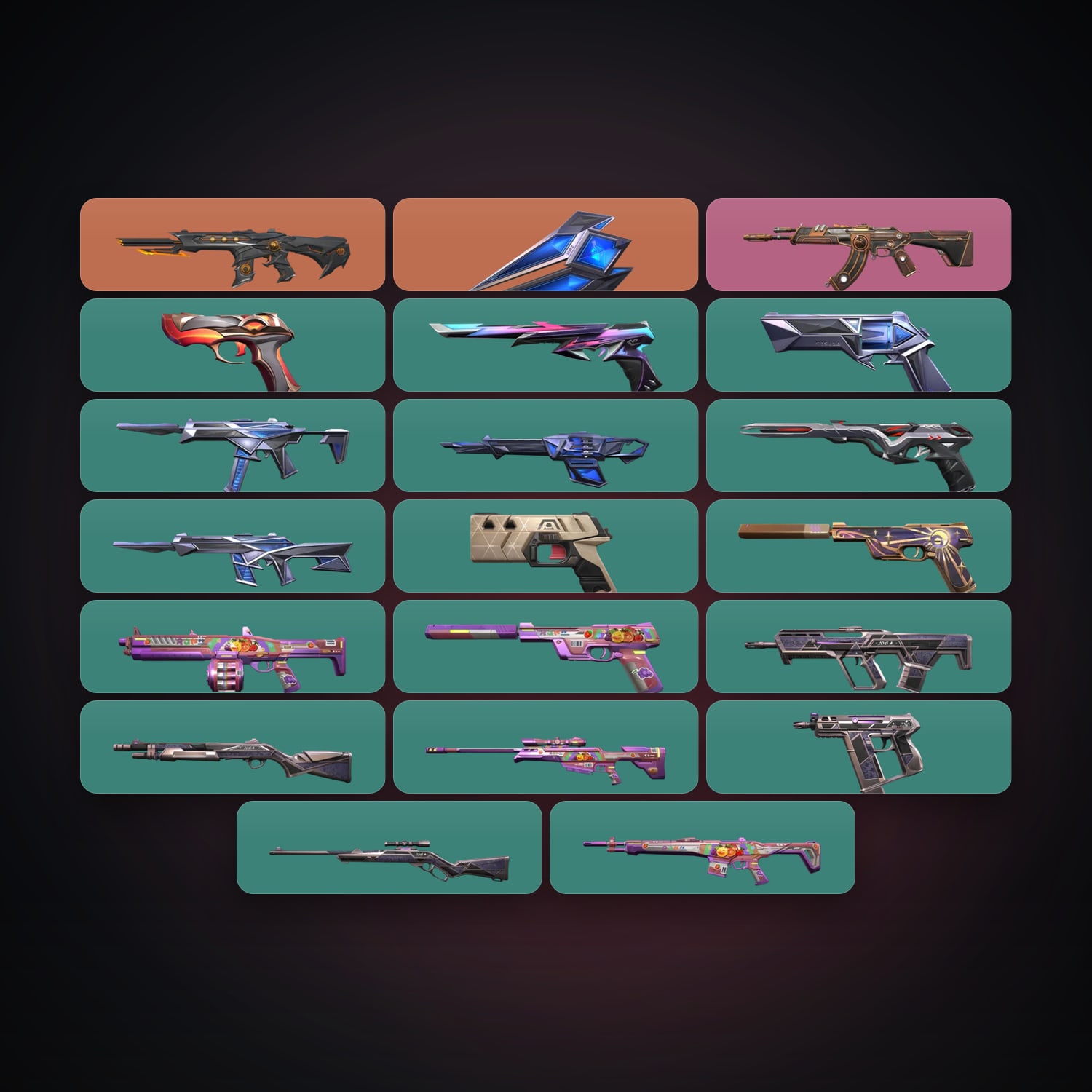 LA Silver 3 locker — 1 knives, 20 skins, lvl 144 — HabibiAccounts