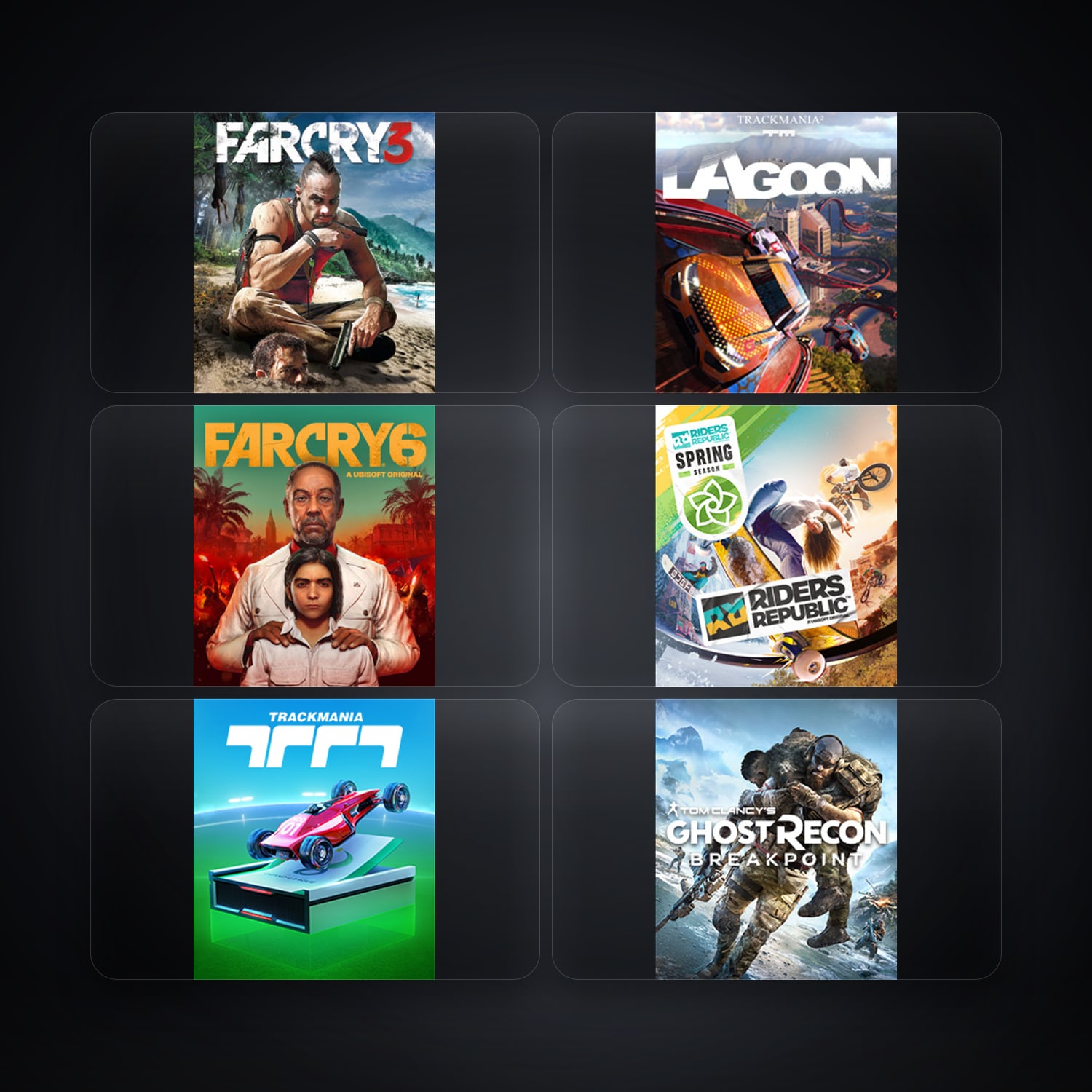 Ubisoft Far Cry 3 Deluxe Edition + Trackmania Lagoon — GB — 6 games — HabibiAccounts