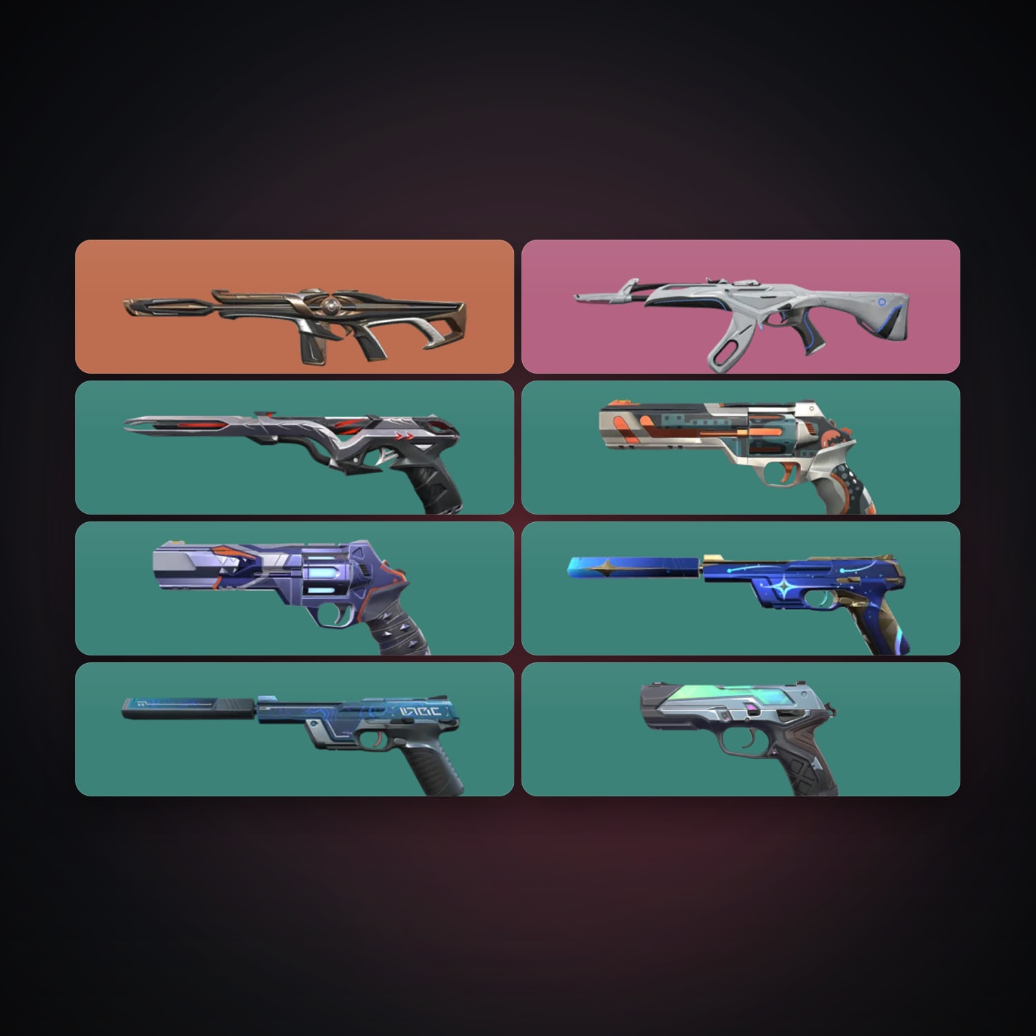 AP Silver 3 locker — 8 skins, lvl 165 — HabibiAccounts