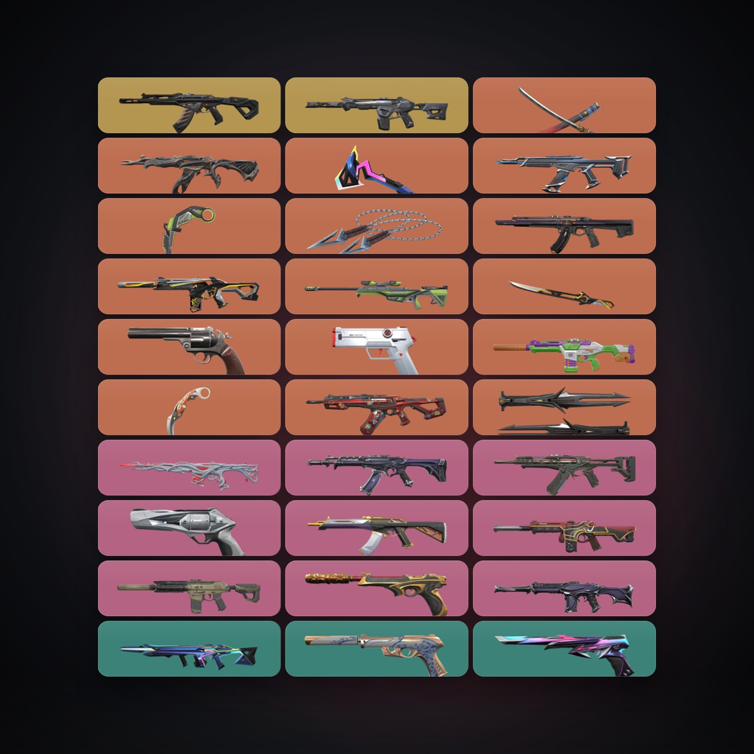 NA Ascendant 1 locker — 7 knives, 71 skins, lvl 337 — HabibiAccounts