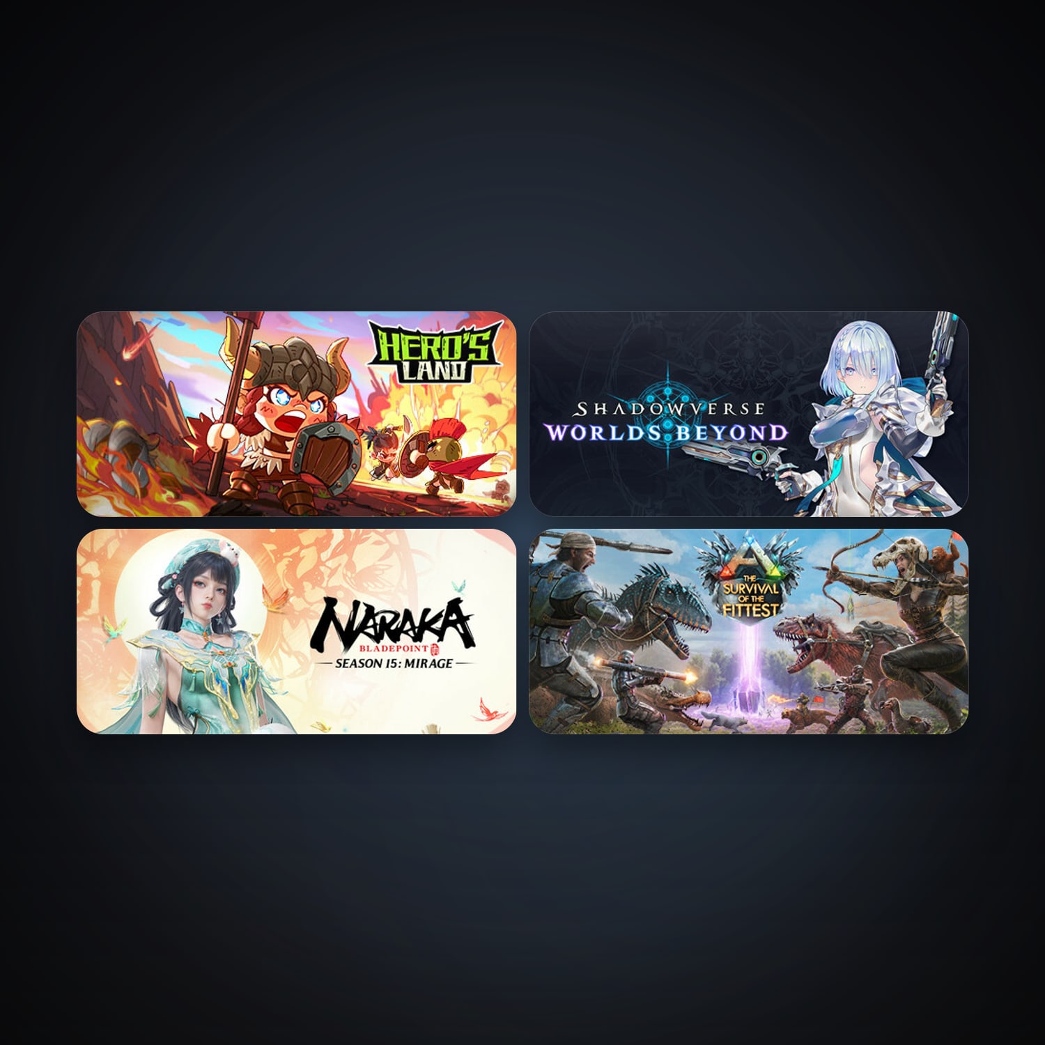 ARK: The Survival Of The Fittest + NARAKA: BLADEPOINT, 27 games, clean — HabibiAccounts