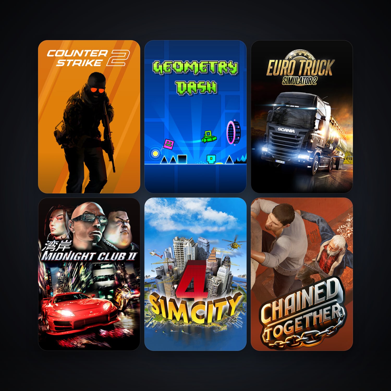 CS2 Prime + Midnight Club 2, 14 games, Steam 10, clean — HabibiAccounts