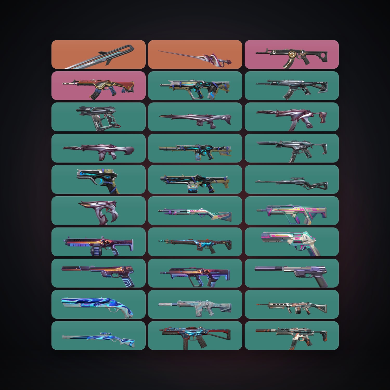 LA Iron 2 locker — 2 knives, 40 skins, lvl 93 — HabibiAccounts