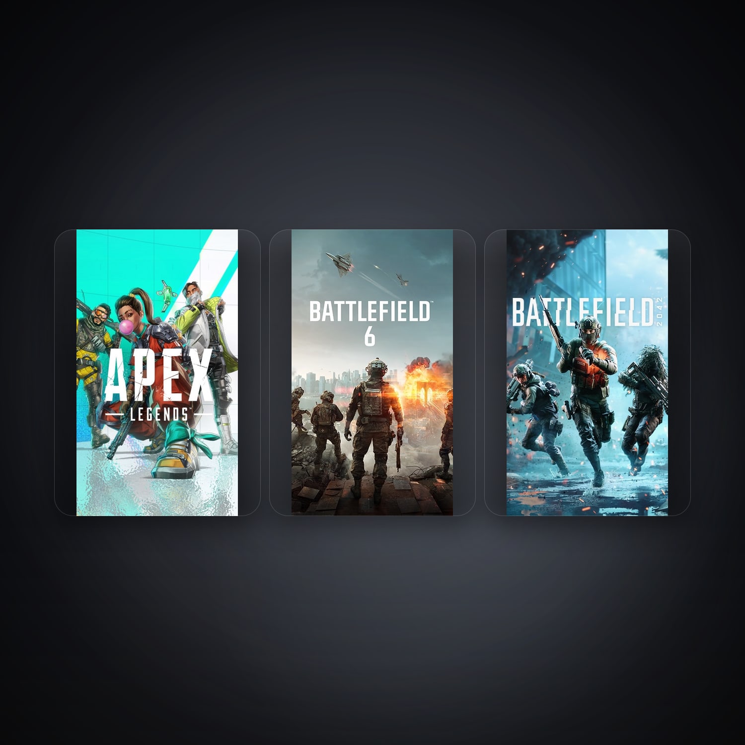 EA Apex Legends + Battlefield 4 — LV — 16 games — HabibiAccounts