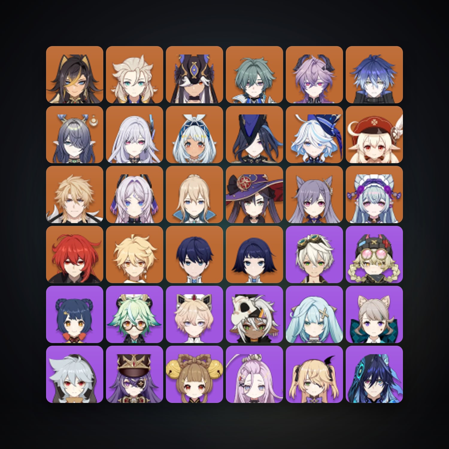 Genshin Impact | AR 59 | 68 Chars | 19× 5★ — Genshin / miHoYo Account — HabibiAccounts