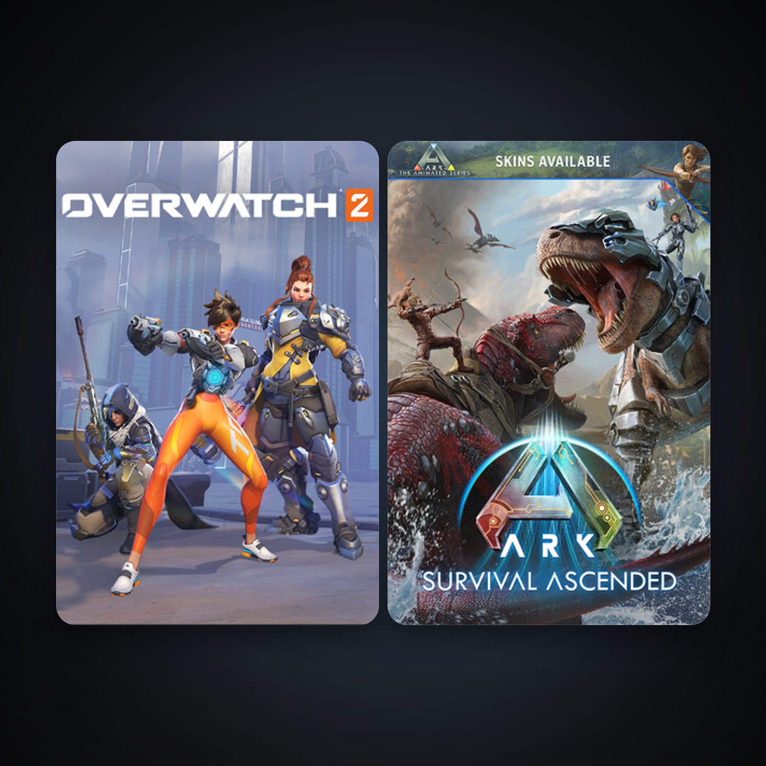 Overwatch 2 + ARK: Survival Ascended, 2 games, clean — HabibiAccounts