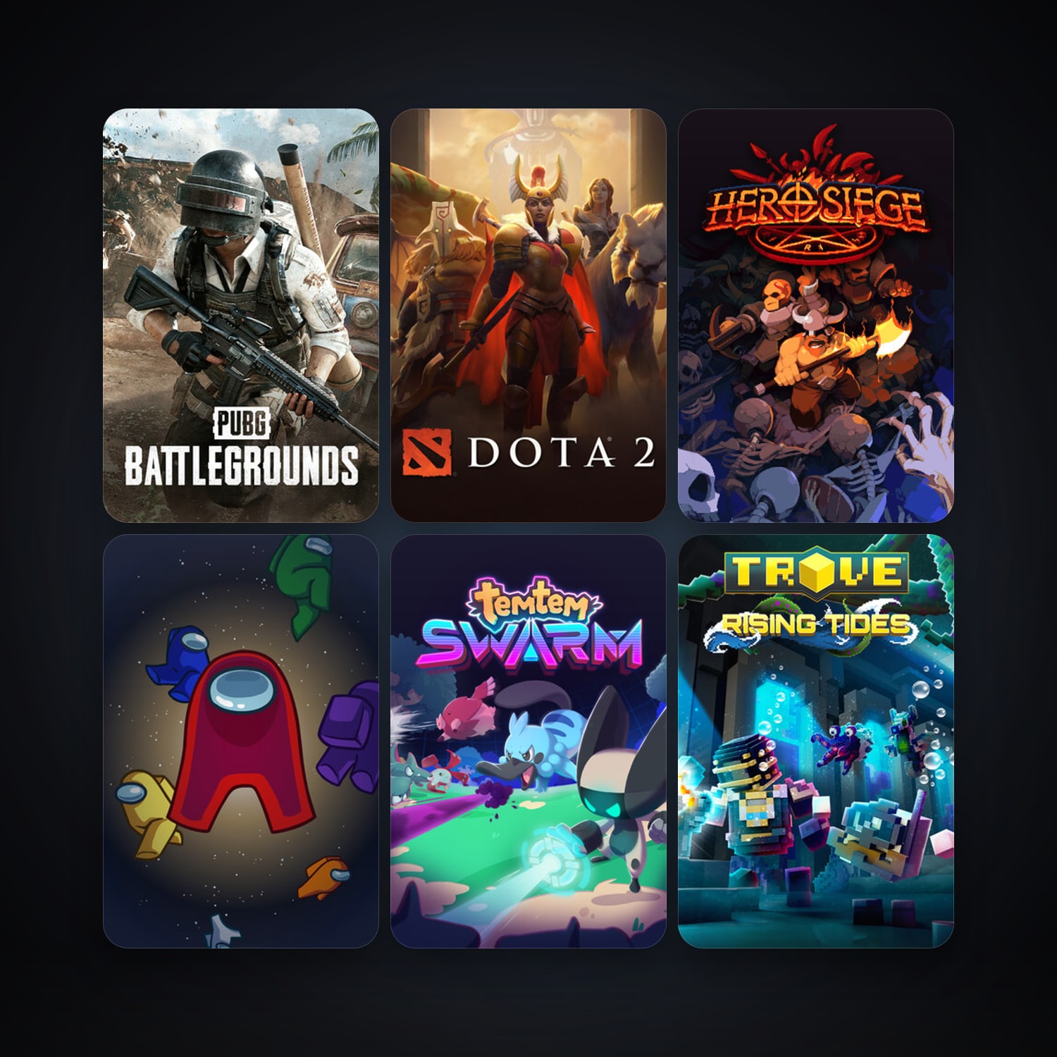 Dota 2 + Hero Siege, 29 games, Steam 12, clean — HabibiAccounts