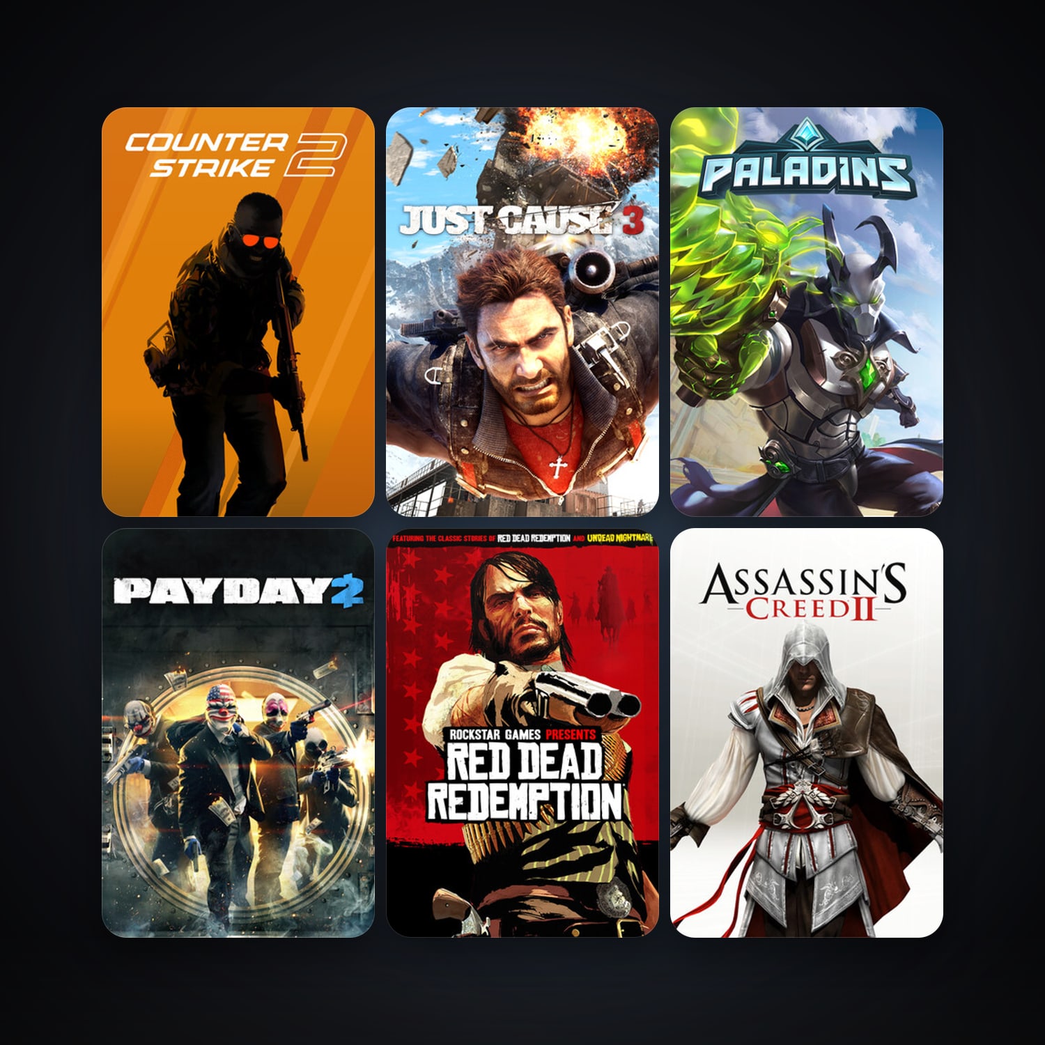 هالحساب ستيم فلين، CS2 Prime وAssassin's Creed 2 Deluxe Edition، 54 لعبة، لفل 31، صامد واضح — HabibiAccounts