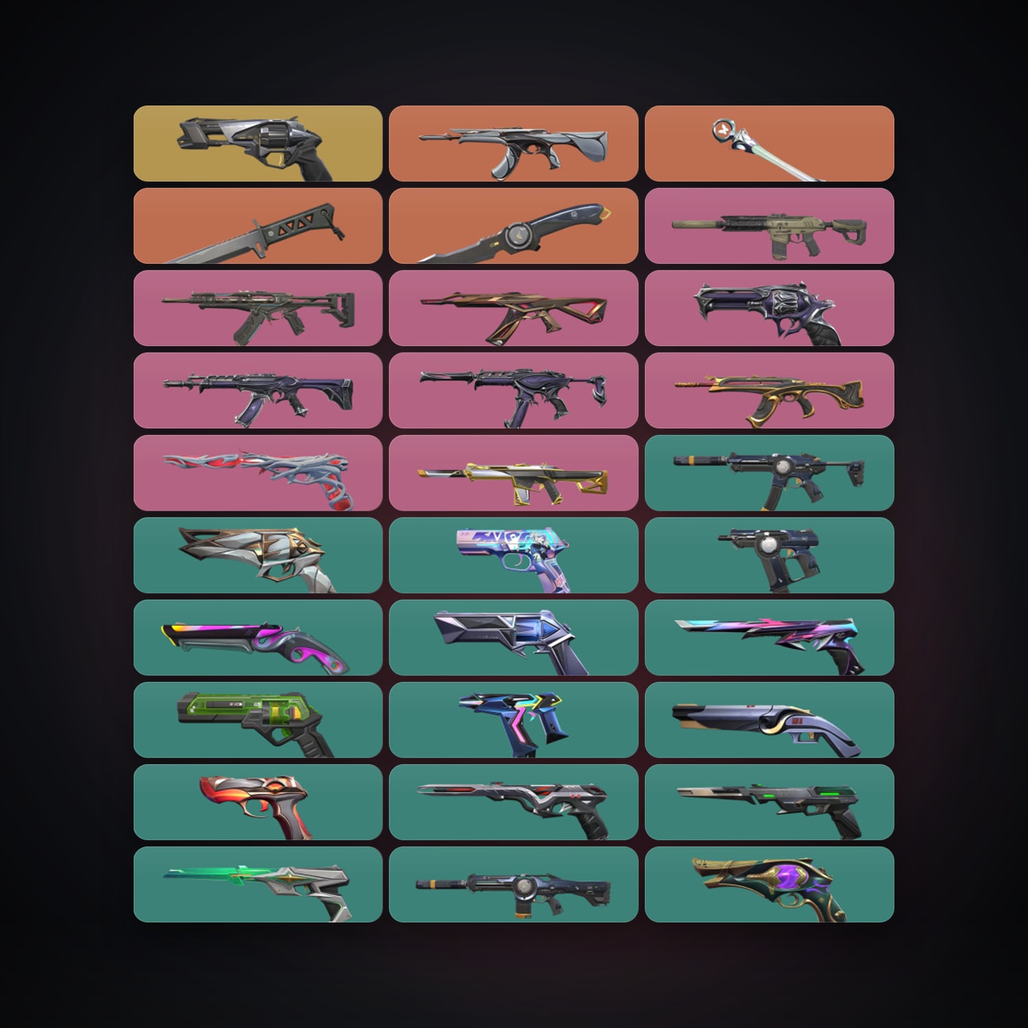 AP Plat 1 locker — 3 knives, 51 skins, lvl 433 — HabibiAccounts