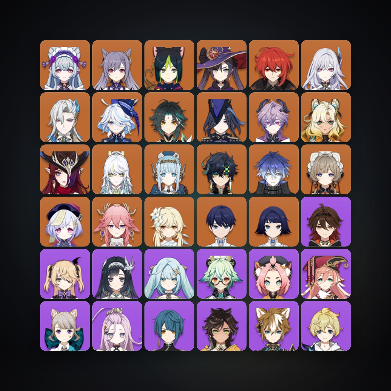 Genshin Impact | AR 59 | 71 Chars | 20× 5★ — HabibiAccounts