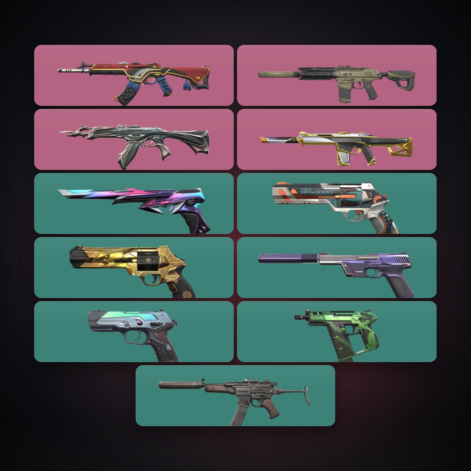 EU Gold 3 locker — 11 skins, lvl 137 — HabibiAccounts