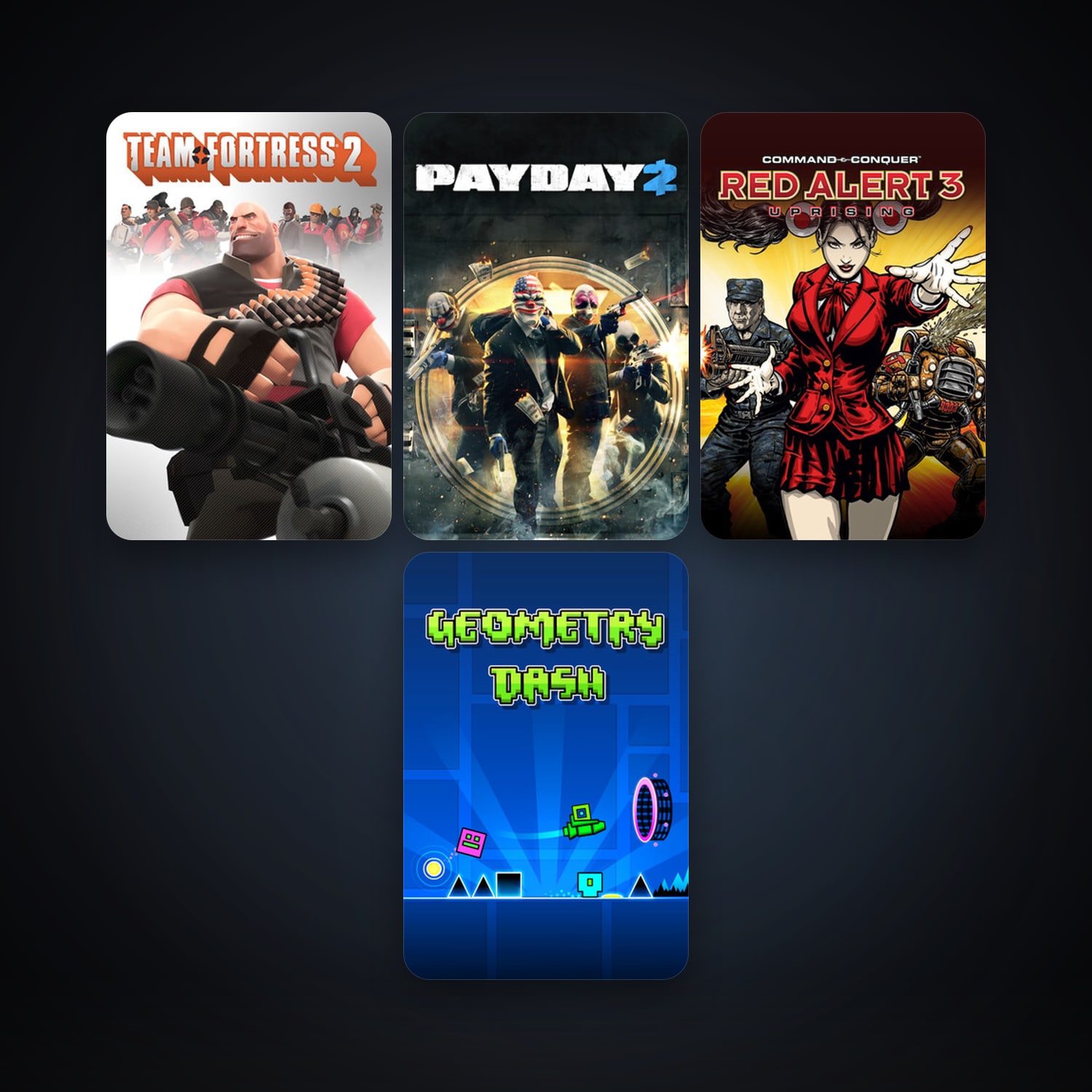 Team Fortress 2 + Free CS2 (No Prime), 8 games, clean — HabibiAccounts