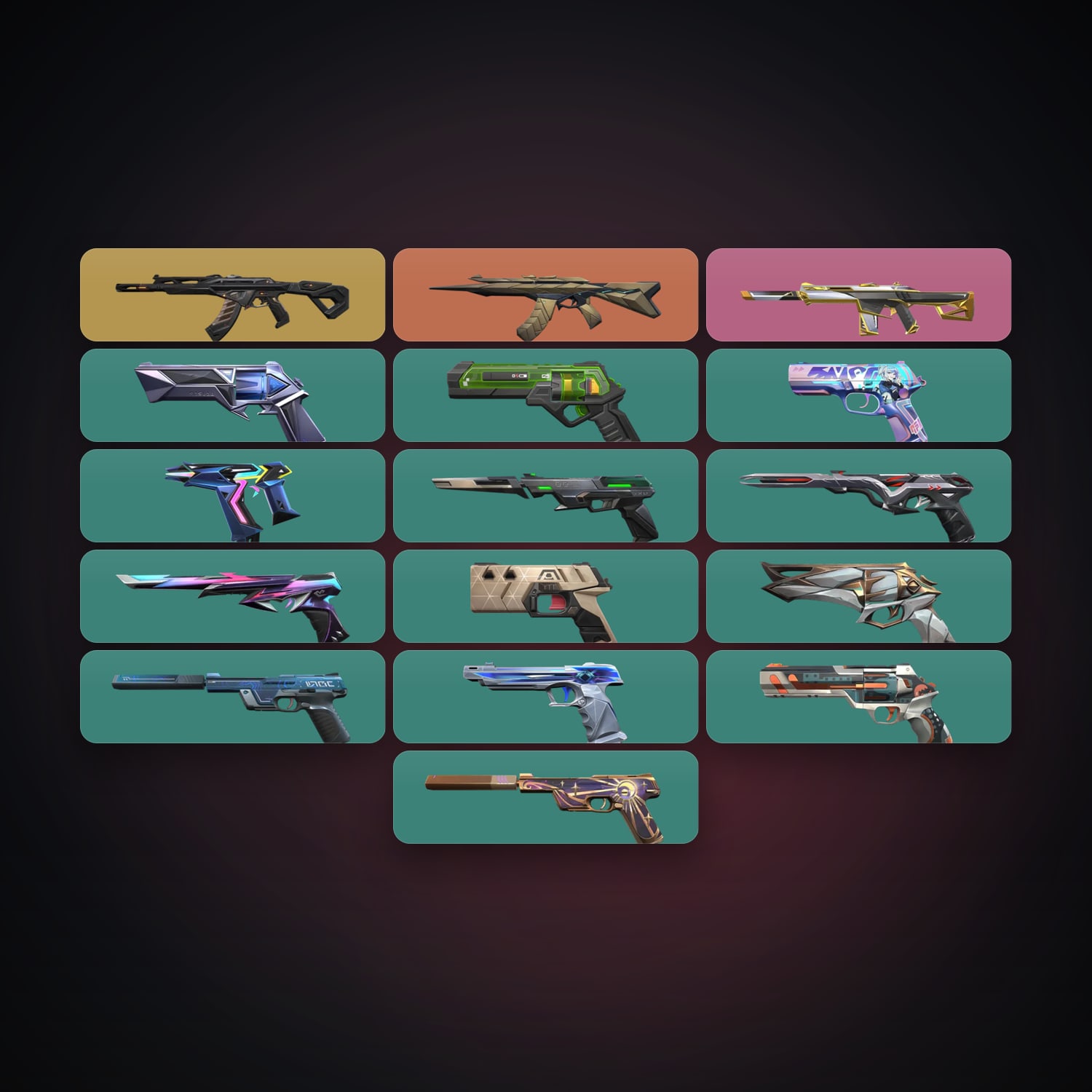 AP Plat 1 locker — 18 skins, lvl 294 — HabibiAccounts
