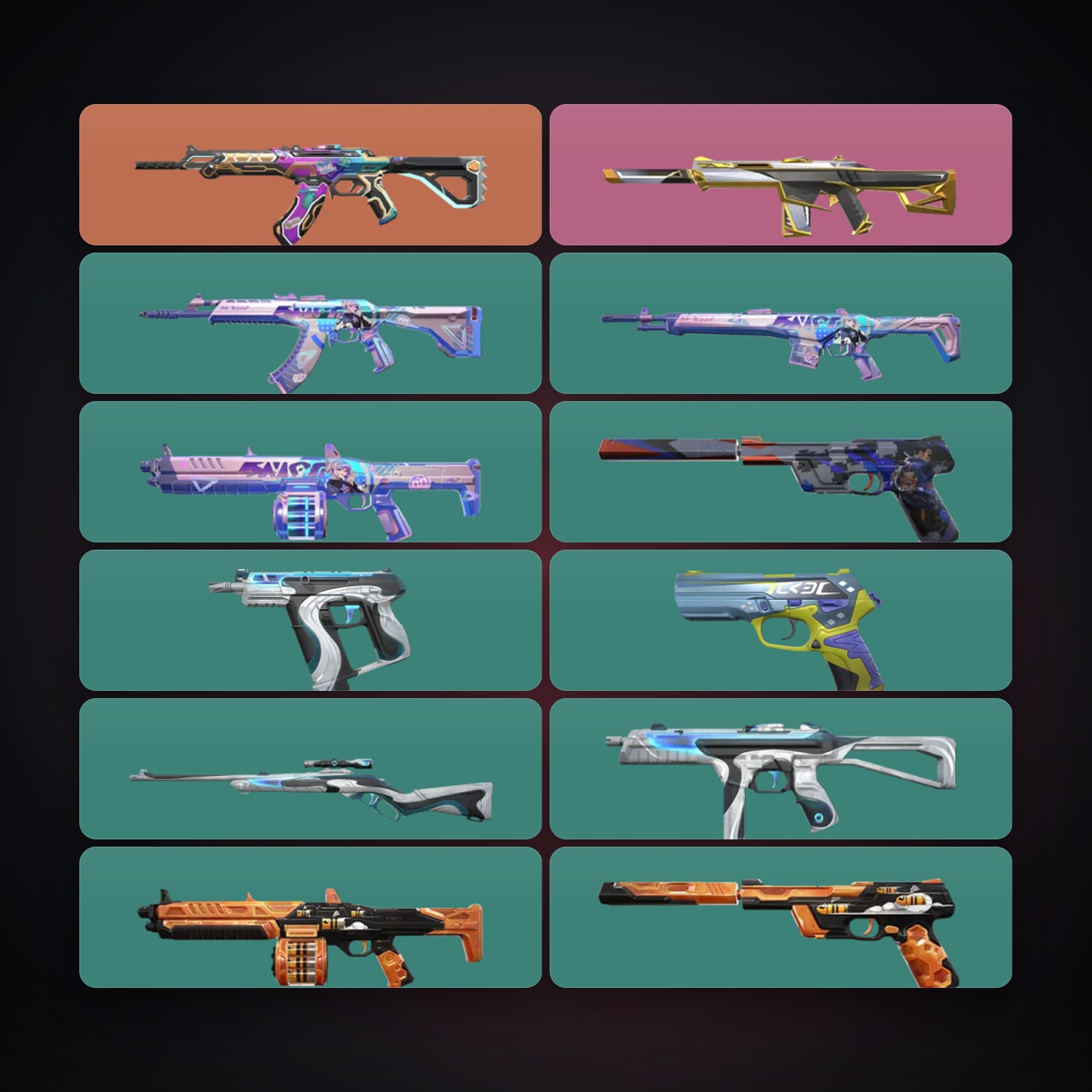 NA Bronze 2 locker — 13 skins, lvl 78 — HabibiAccounts