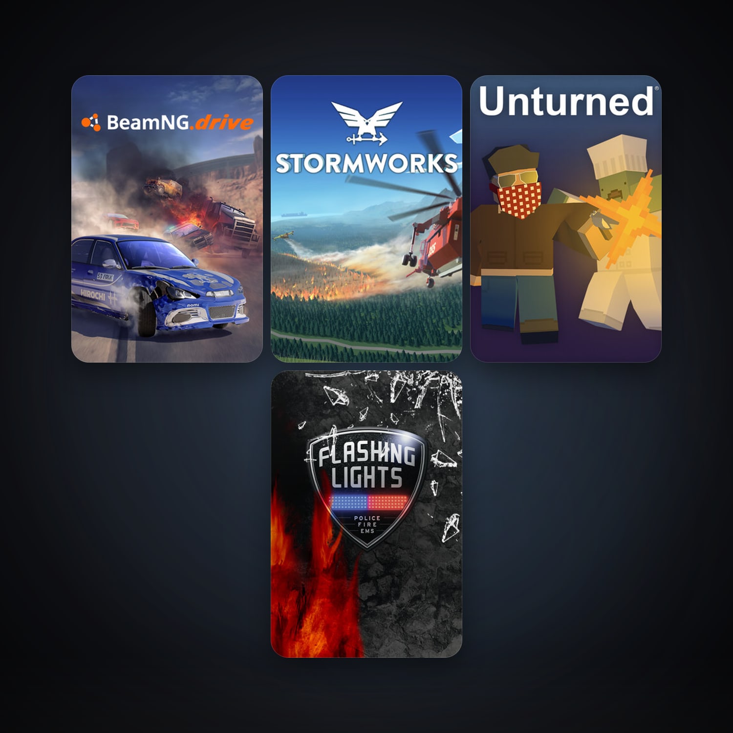 Free CS2 (No Prime) + BeamNG.drive, 10 games, clean — HabibiAccounts