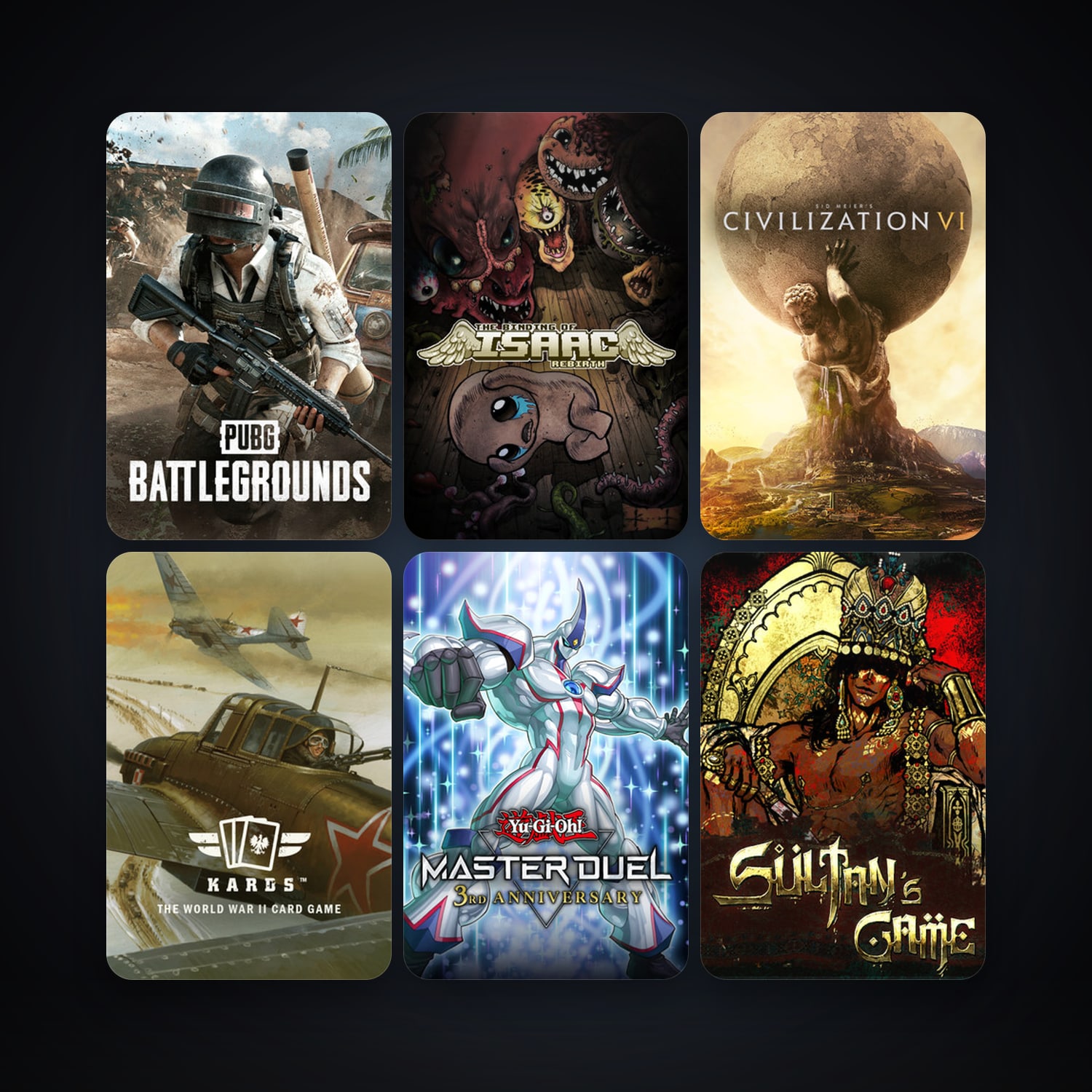 Plague Inc: Evolved + The Binding of Isaac: Rebirth, 42 games, clean — HabibiAccounts