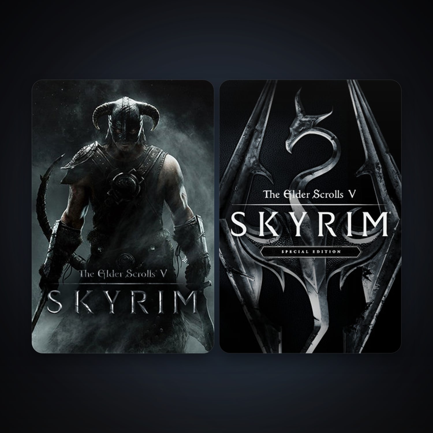 The Elder Scrolls V: Skyrim + The Elder Scrolls V: Skyrim Special Edition, 2 games, clean — HabibiAccounts